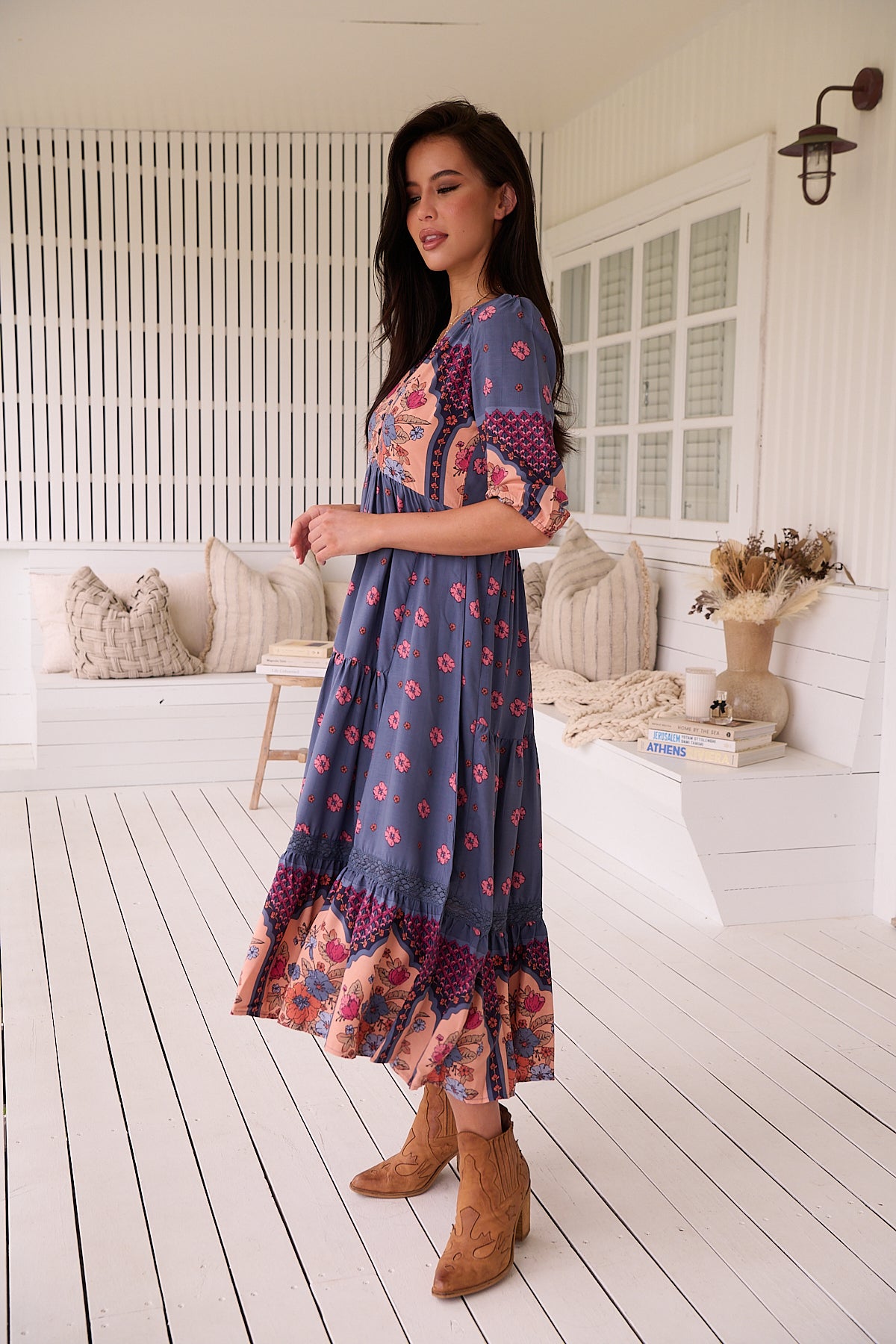  JAASE | LANEY EVE LACE MIDI DRESS | Bohemian Love Runway