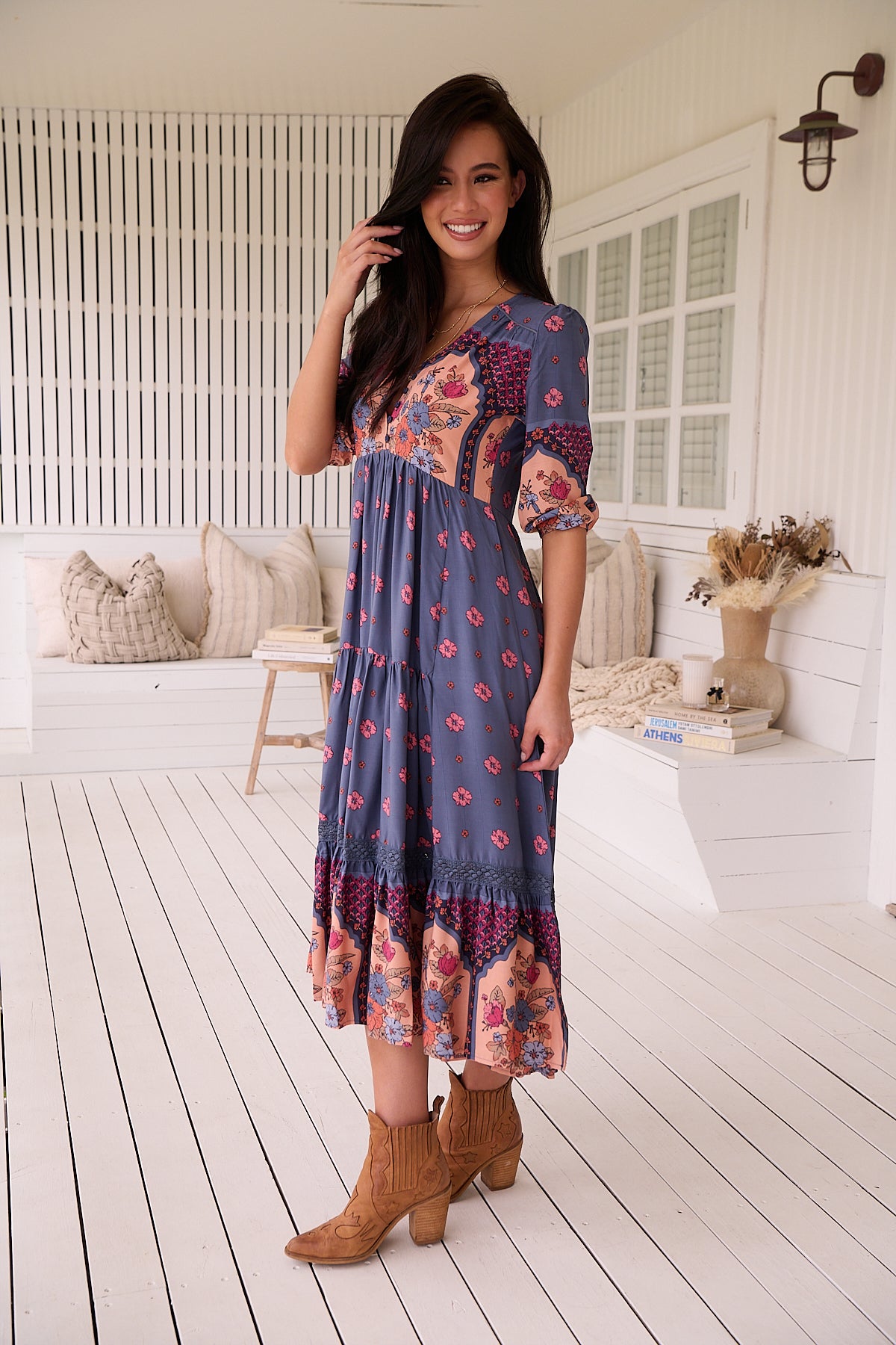  JAASE | LANEY EVE LACE MIDI DRESS | Bohemian Love Runway