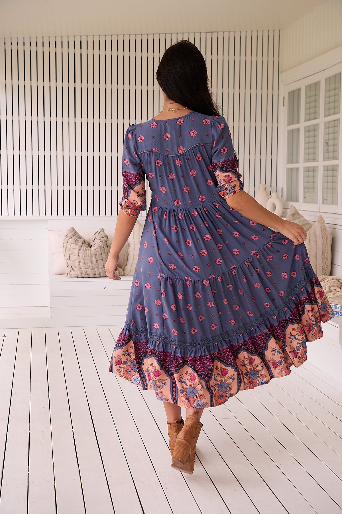  JAASE | LANEY EVE LACE MIDI DRESS | Bohemian Love Runway