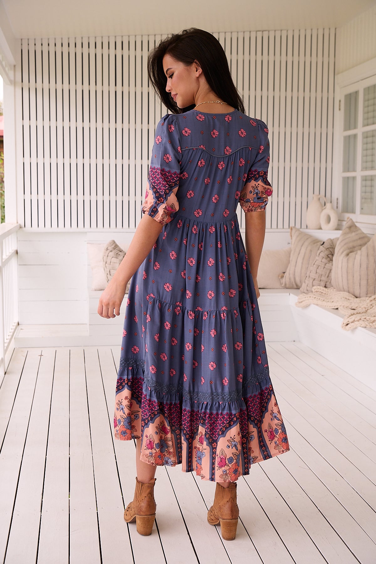  JAASE | LANEY EVE LACE MIDI DRESS | Bohemian Love Runway