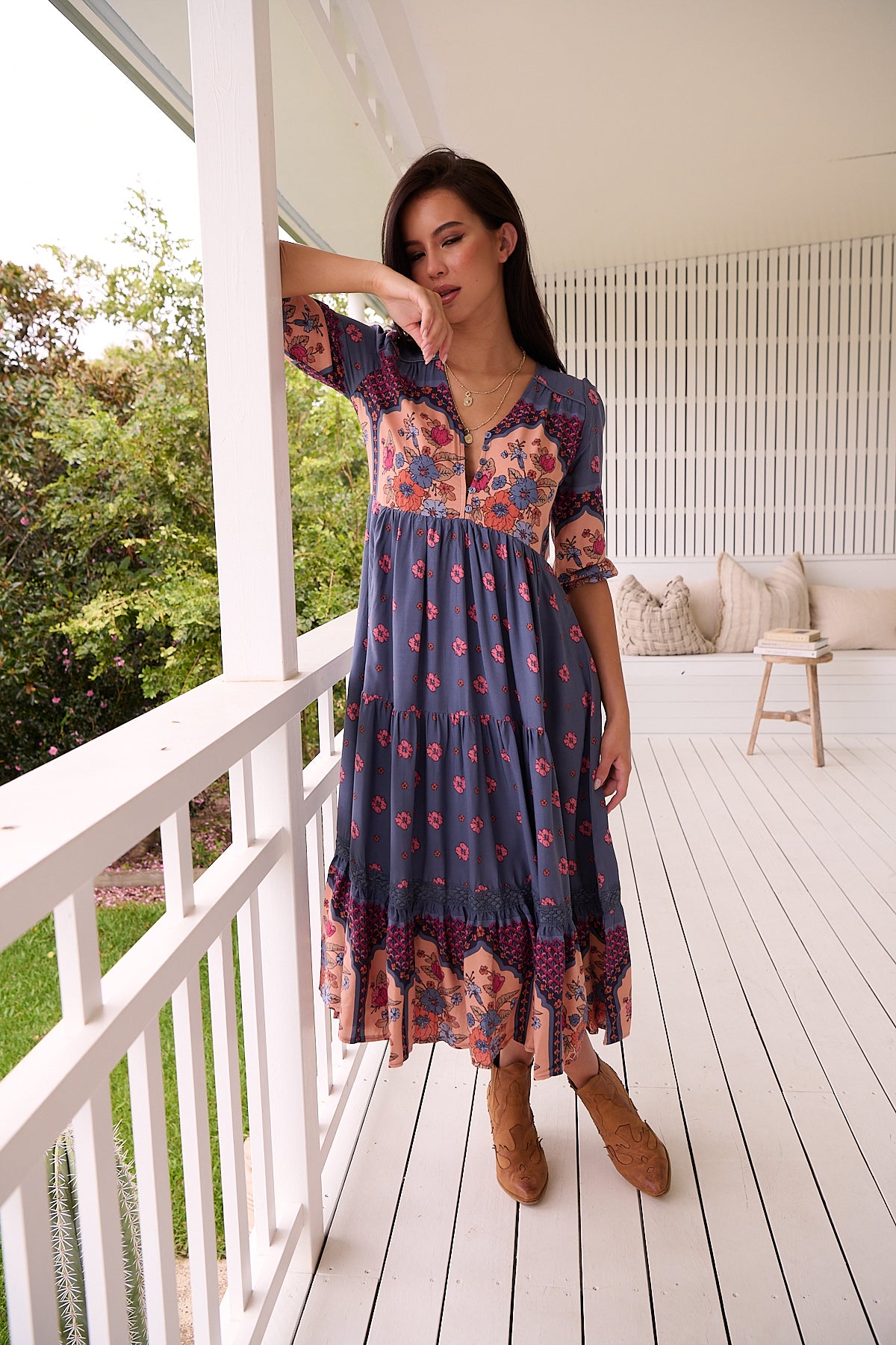  JAASE | LANEY EVE LACE MIDI DRESS | Bohemian Love Runway