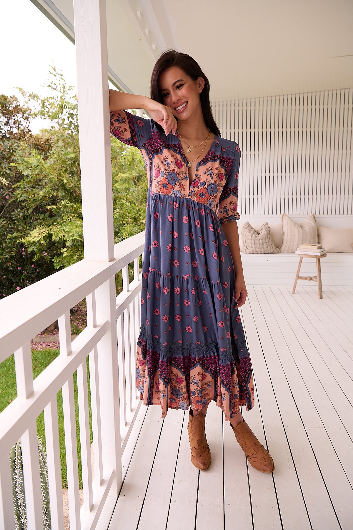  JAASE | LANEY EVE LACE MIDI DRESS | Bohemian Love Runway