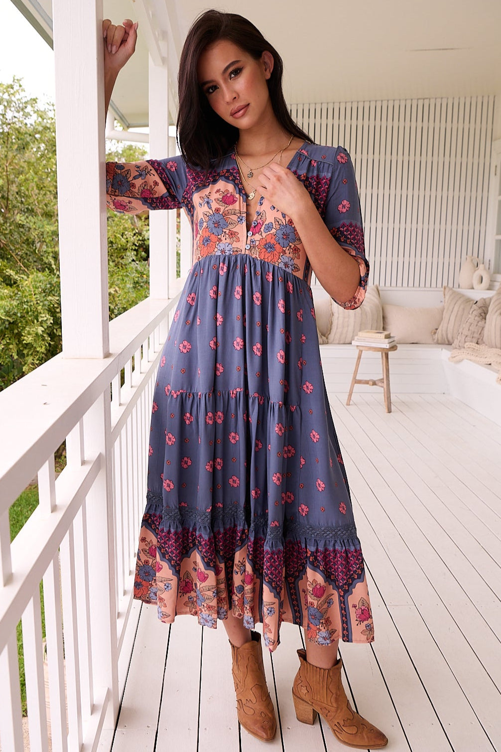  JAASE | LANEY EVE LACE MIDI DRESS | Bohemian Love Runway