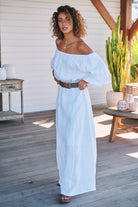  JAASE | HALLIE LINEN MAXI DRESS WHITE | Bohemian Love Runway