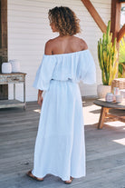  JAASE | HALLIE LINEN MAXI DRESS WHITE | Bohemian Love Runway