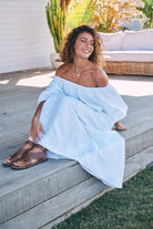  JAASE | HALLIE LINEN MAXI DRESS WHITE | Bohemian Love Runway