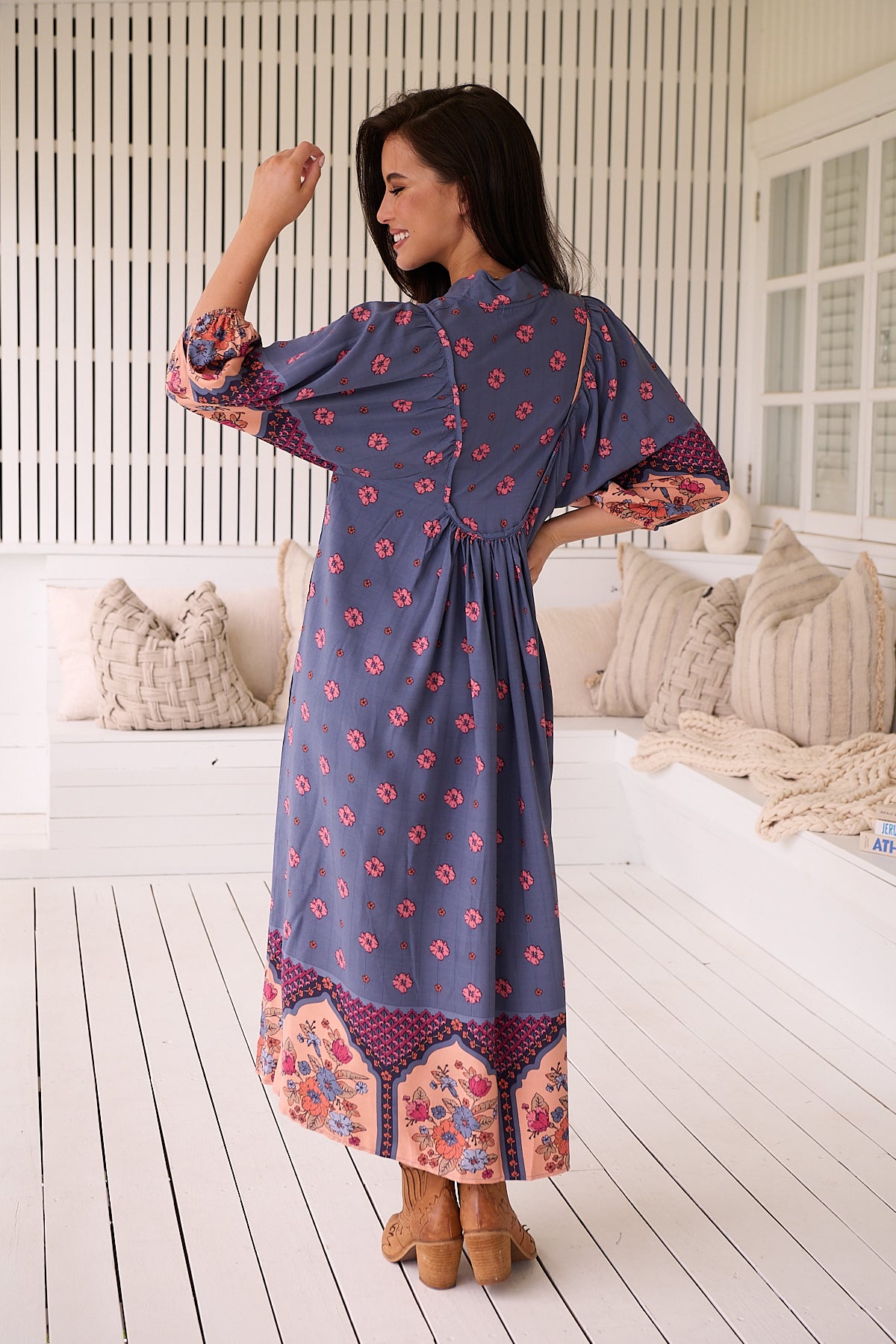  JAASE | LANEY BOHEME MIDI DRESS | Bohemian Love Runway