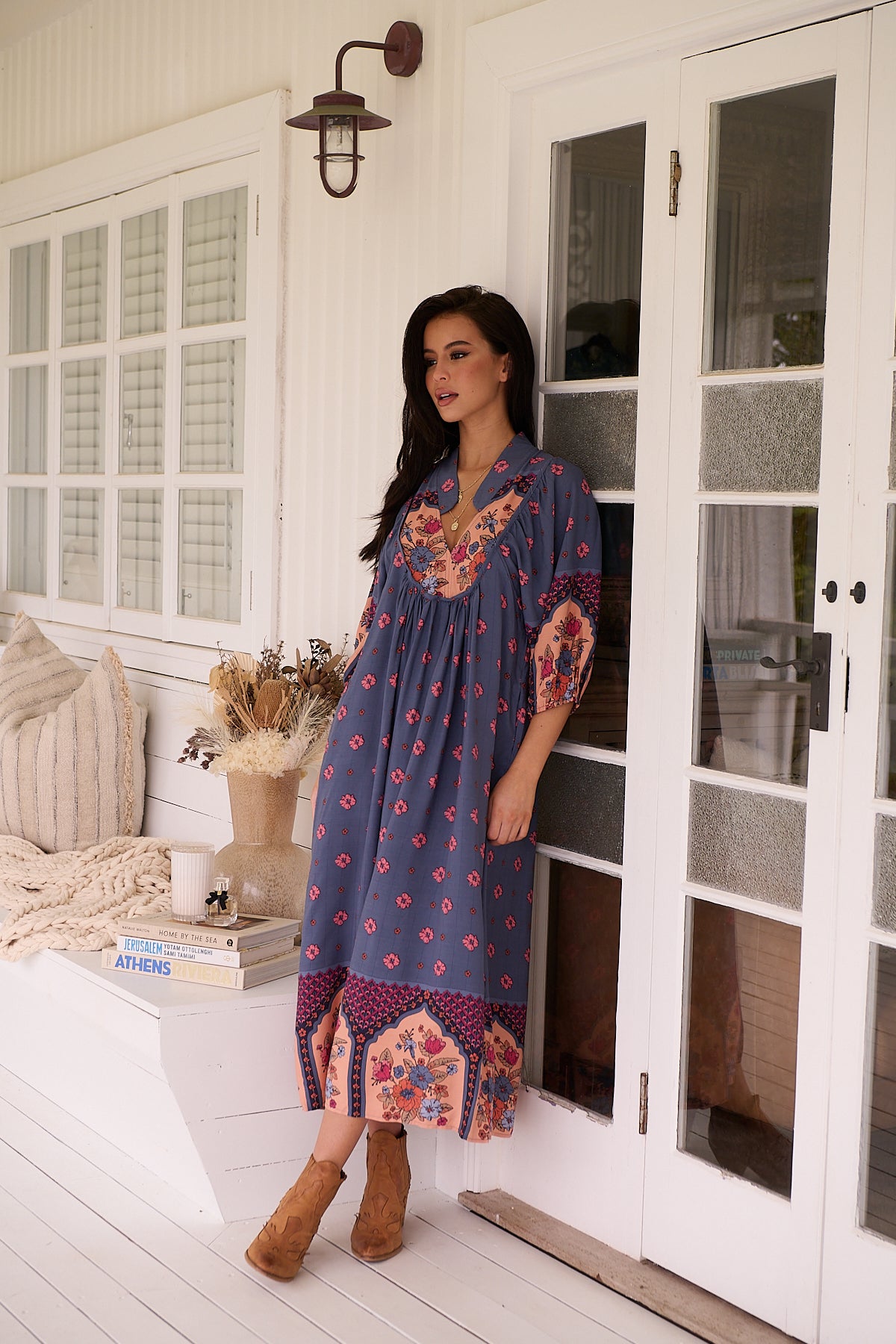  JAASE | LANEY BOHEME MIDI DRESS | Bohemian Love Runway