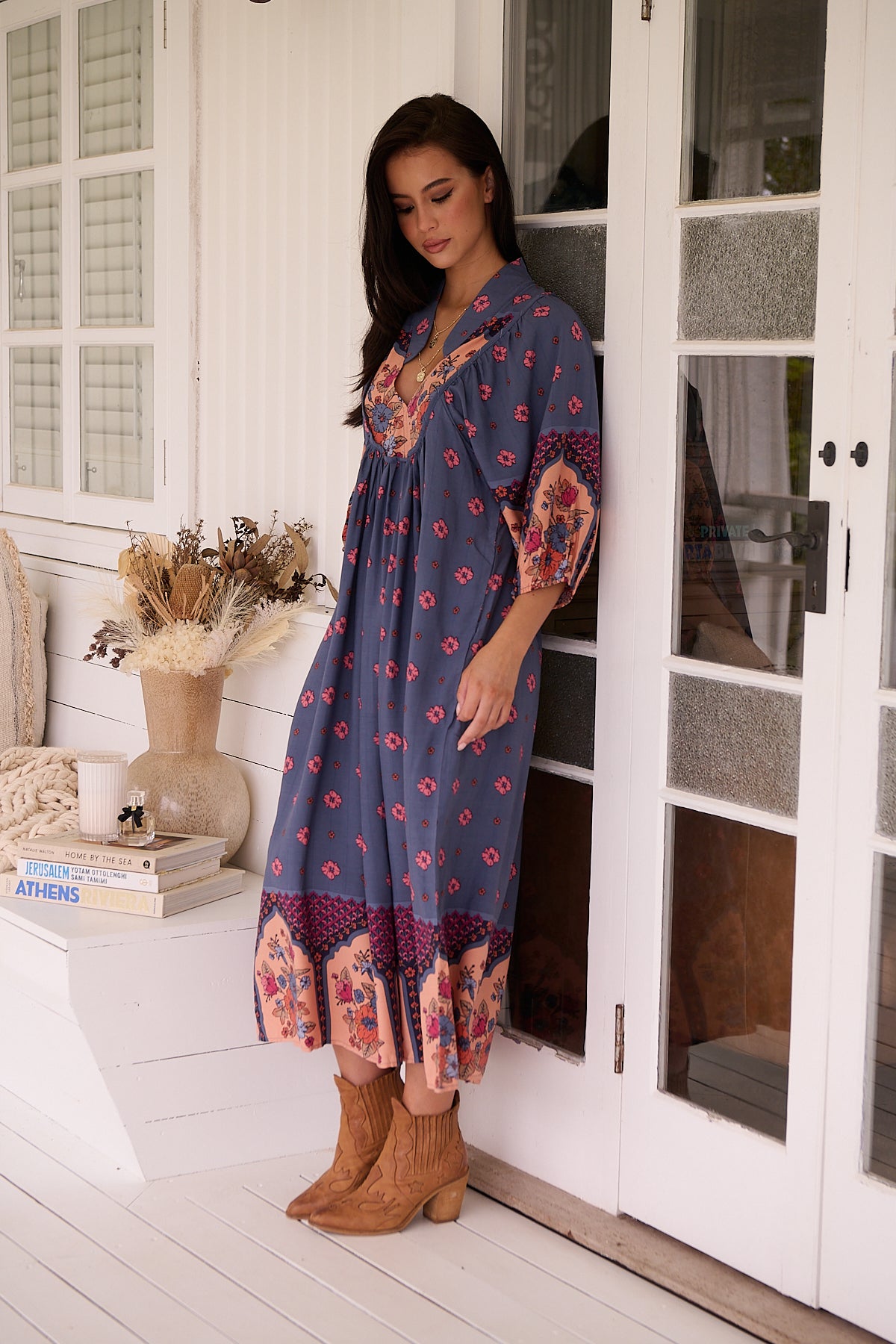  JAASE | LANEY BOHEME MIDI DRESS | Bohemian Love Runway