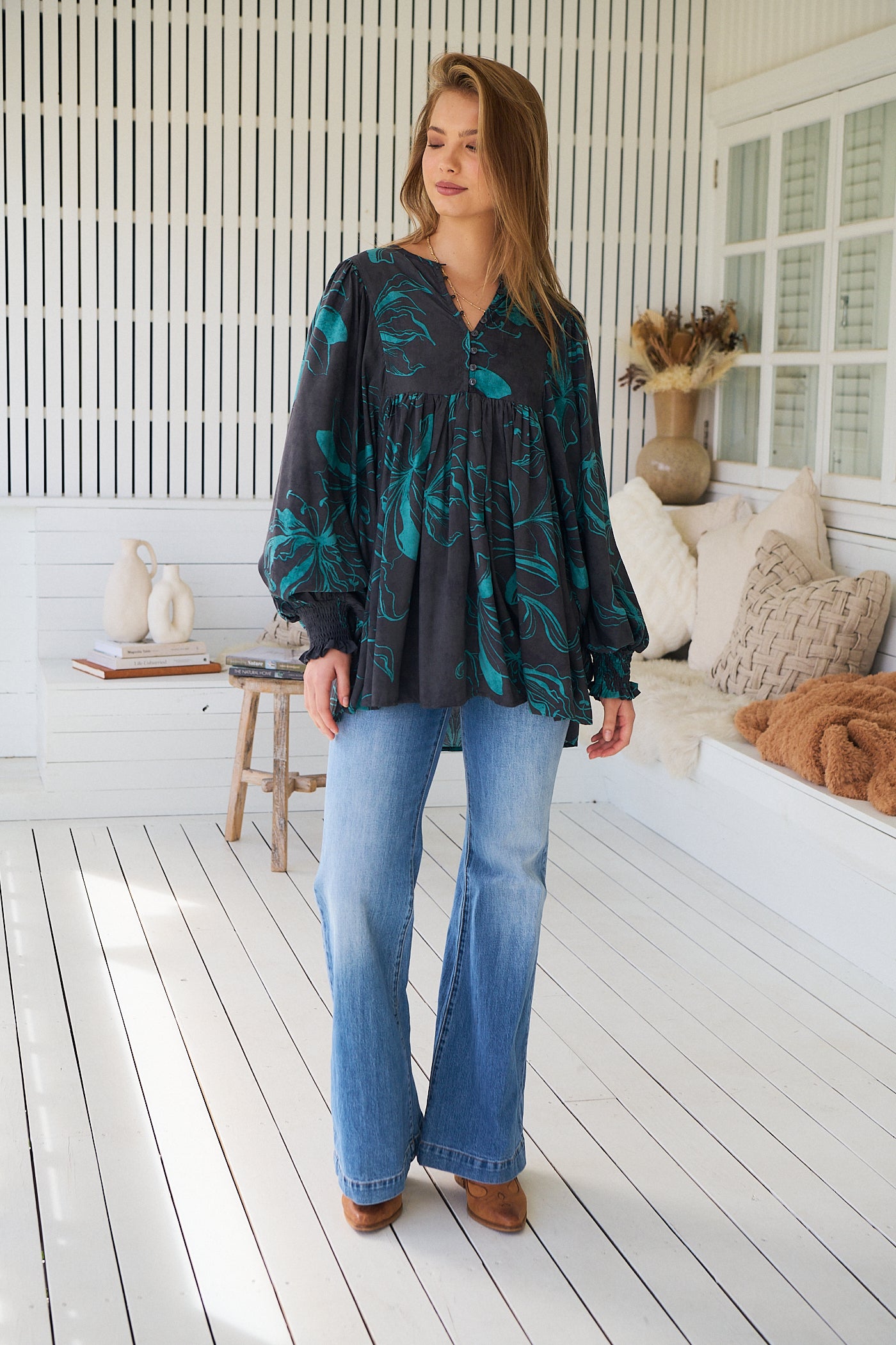 JAASE | MIDNIGHT LILLY PALOMA BLOUSE | Bohemian Love Runway