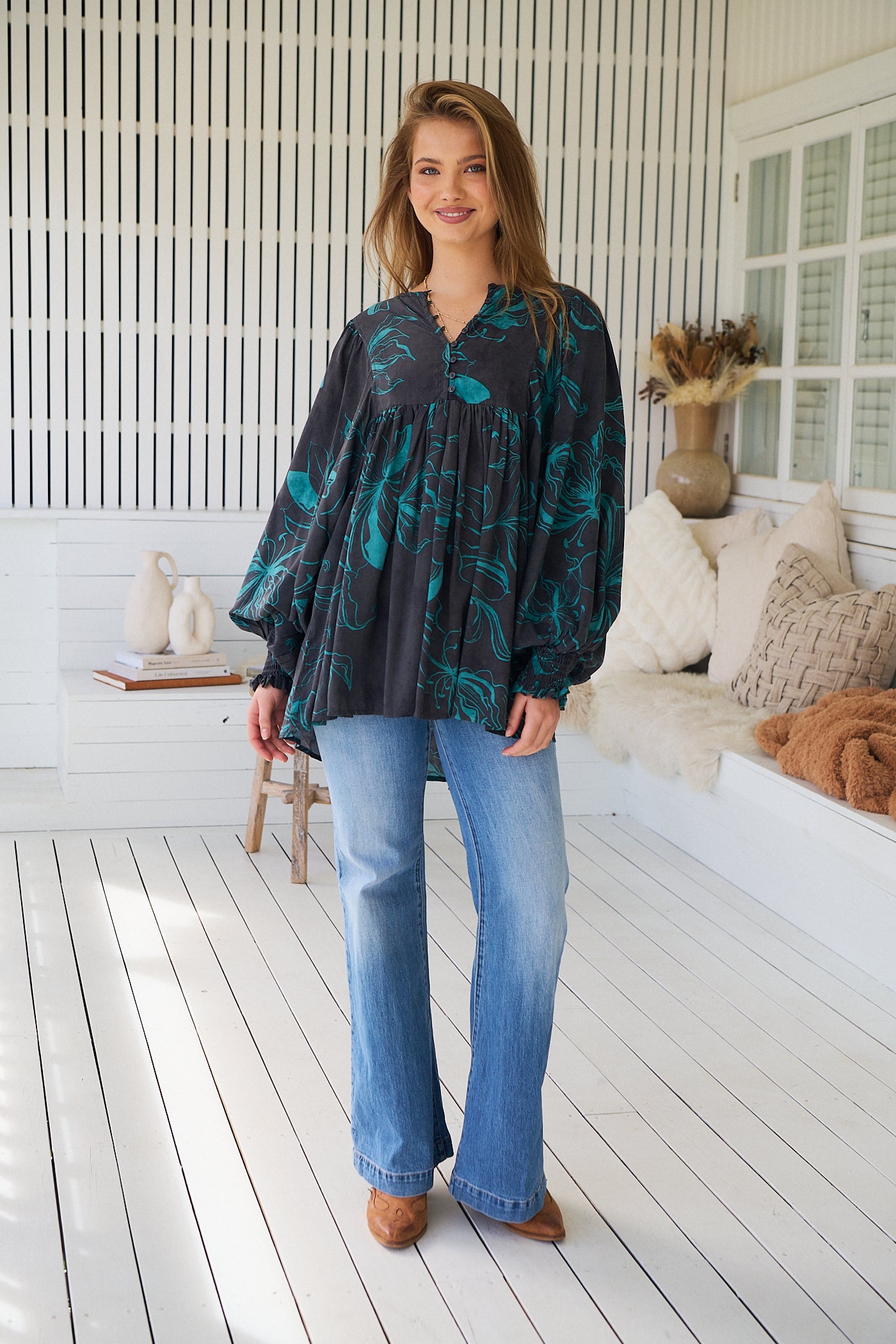  JAASE | MIDNIGHT LILLY PALOMA BLOUSE | Bohemian Love Runway
