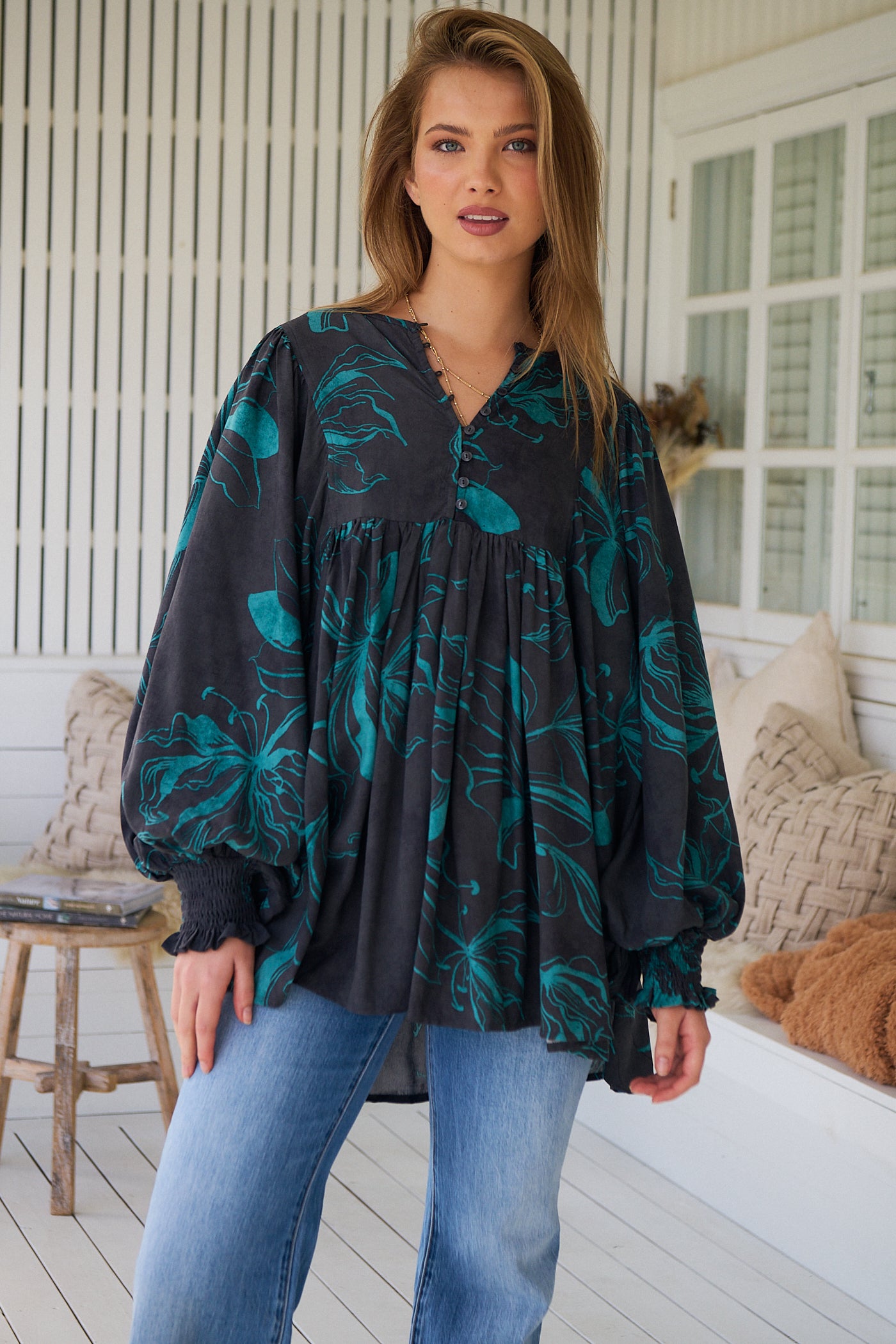  JAASE | MIDNIGHT LILLY PALOMA BLOUSE | Bohemian Love Runway