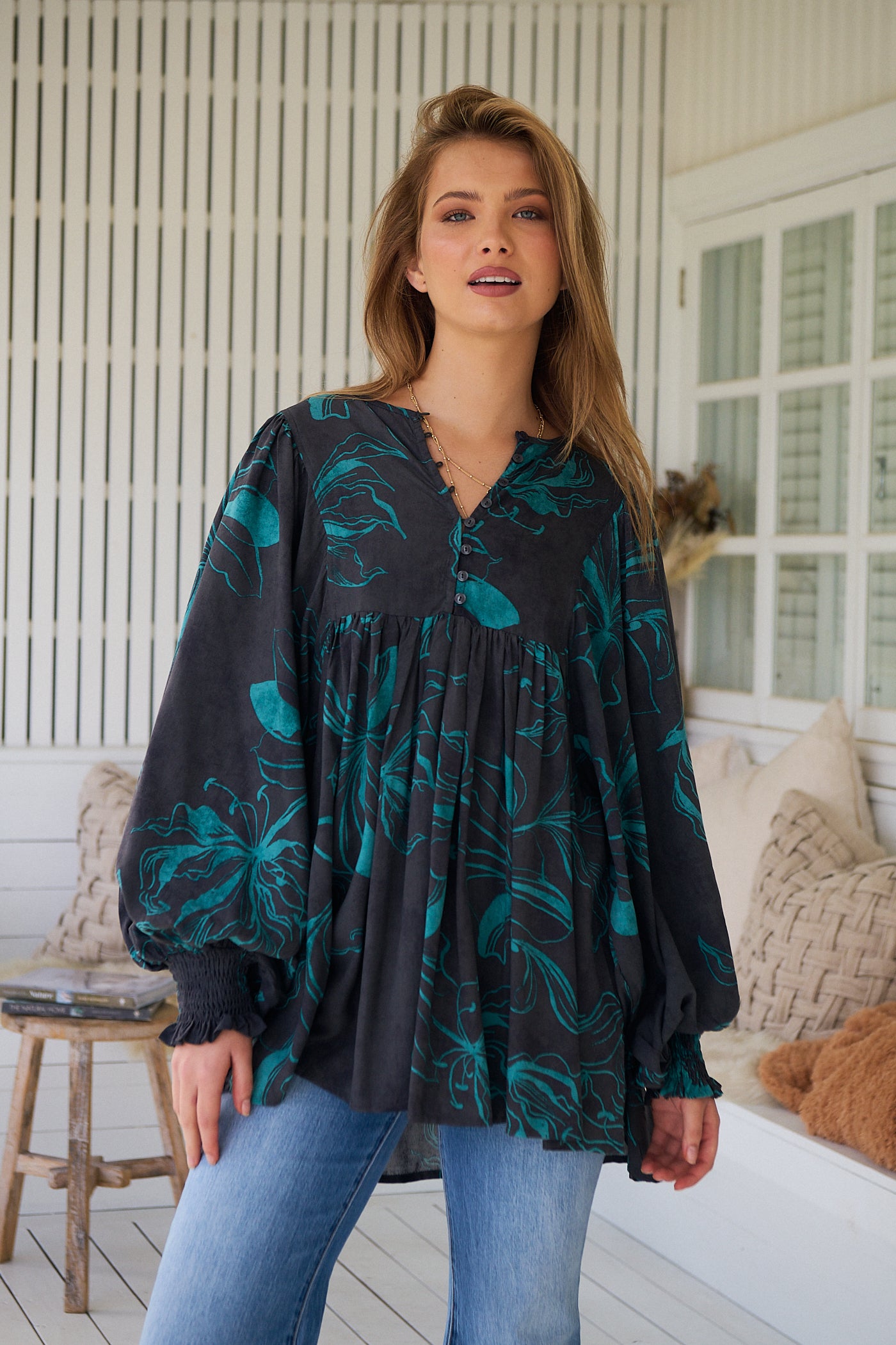  JAASE | MIDNIGHT LILLY PALOMA BLOUSE | Bohemian Love Runway