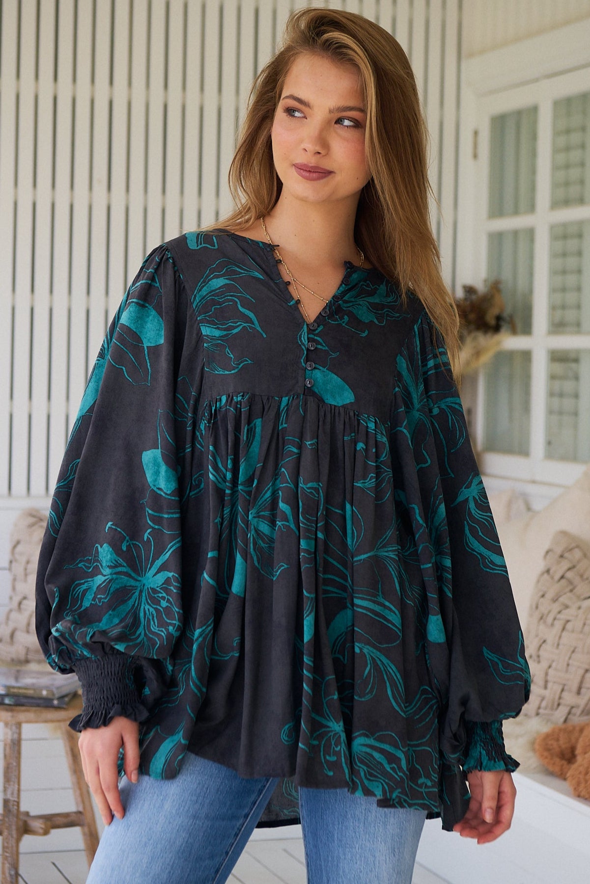  JAASE | MIDNIGHT LILLY PALOMA BLOUSE | Bohemian Love Runway