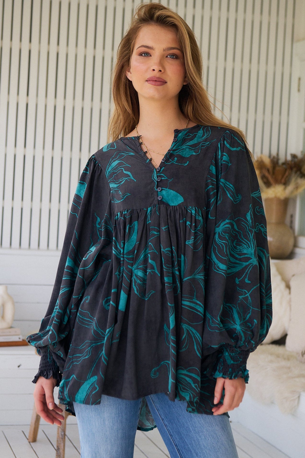  JAASE | MIDNIGHT LILLY PALOMA BLOUSE | Bohemian Love Runway