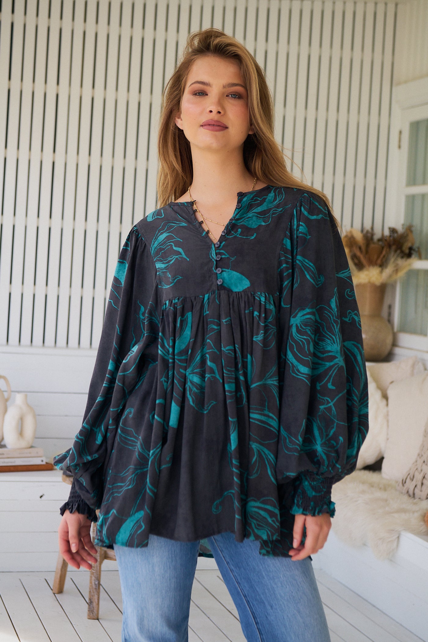  JAASE | MIDNIGHT LILLY PALOMA BLOUSE | Bohemian Love Runway