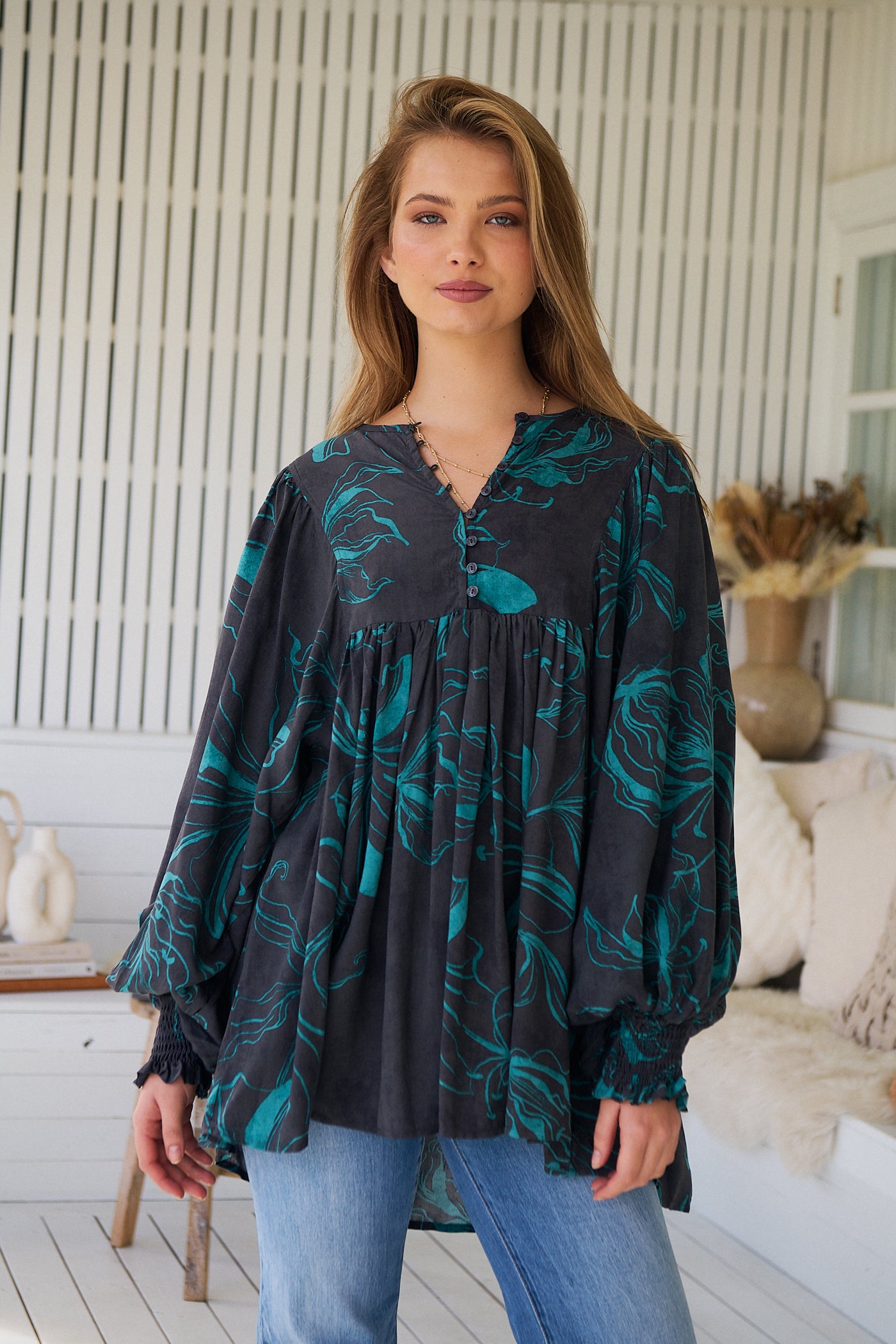  JAASE | MIDNIGHT LILLY PALOMA BLOUSE | Bohemian Love Runway