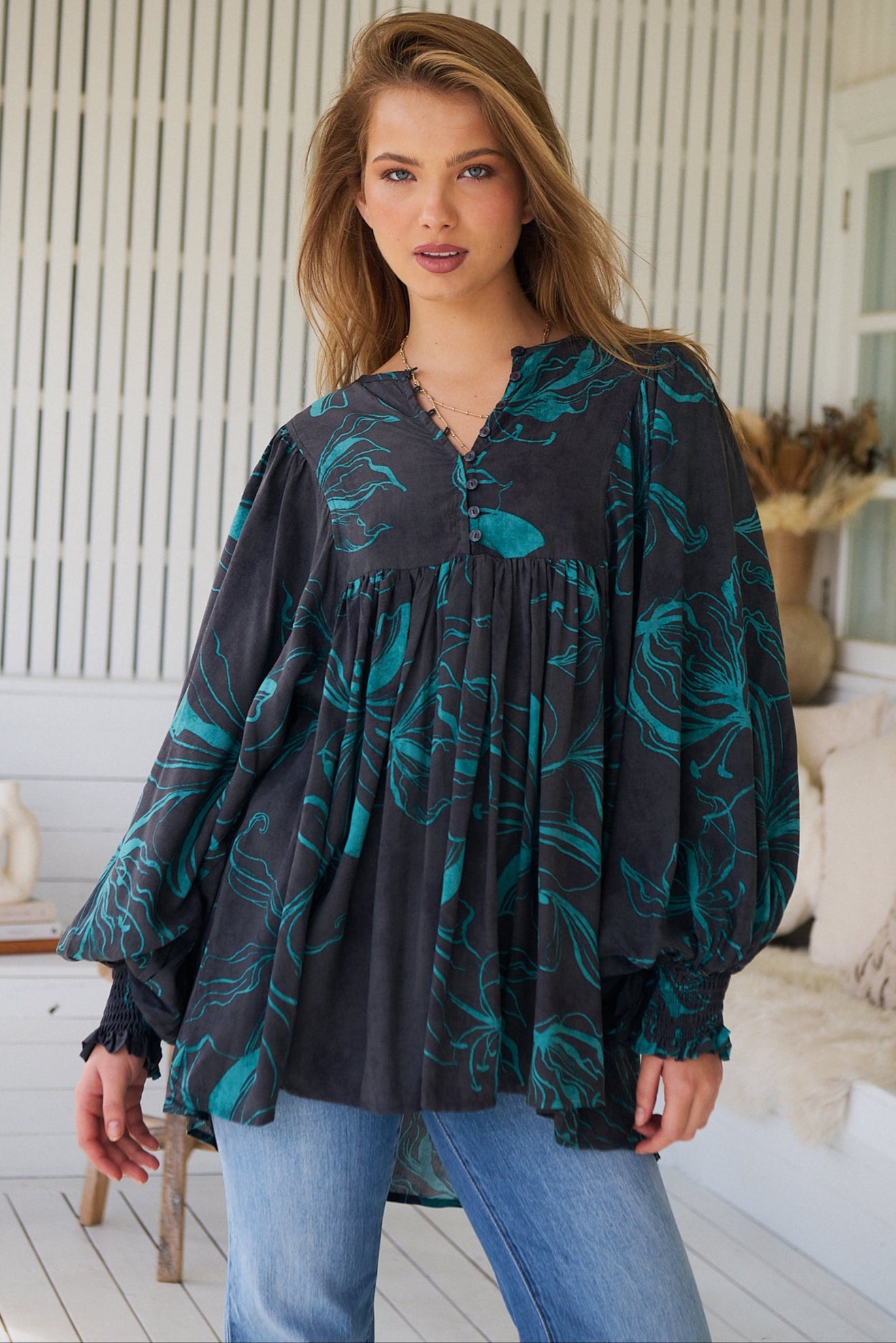  JAASE | MIDNIGHT LILLY PALOMA BLOUSE | Bohemian Love Runway