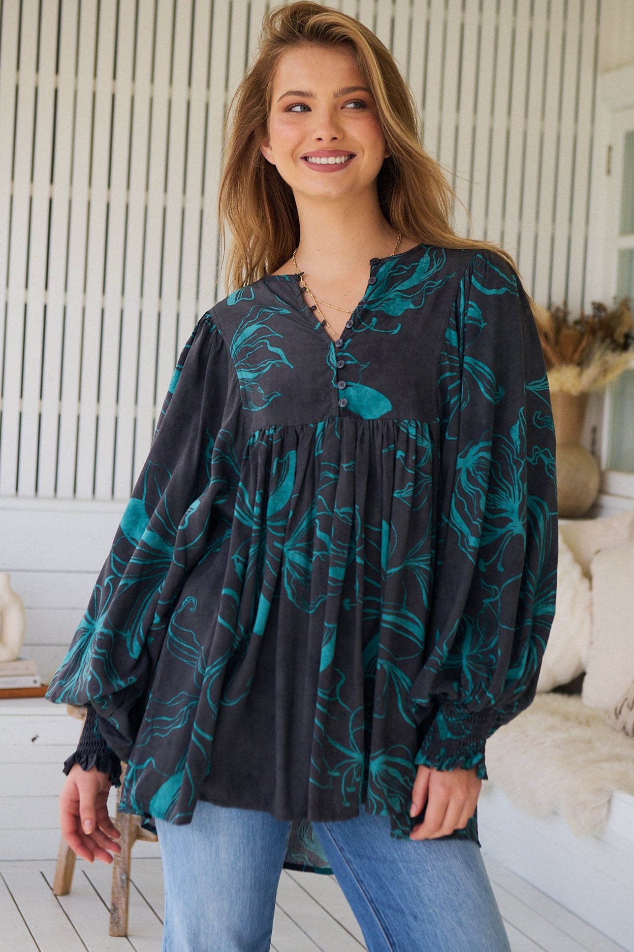  JAASE | MIDNIGHT LILLY PALOMA BLOUSE | Bohemian Love Runway