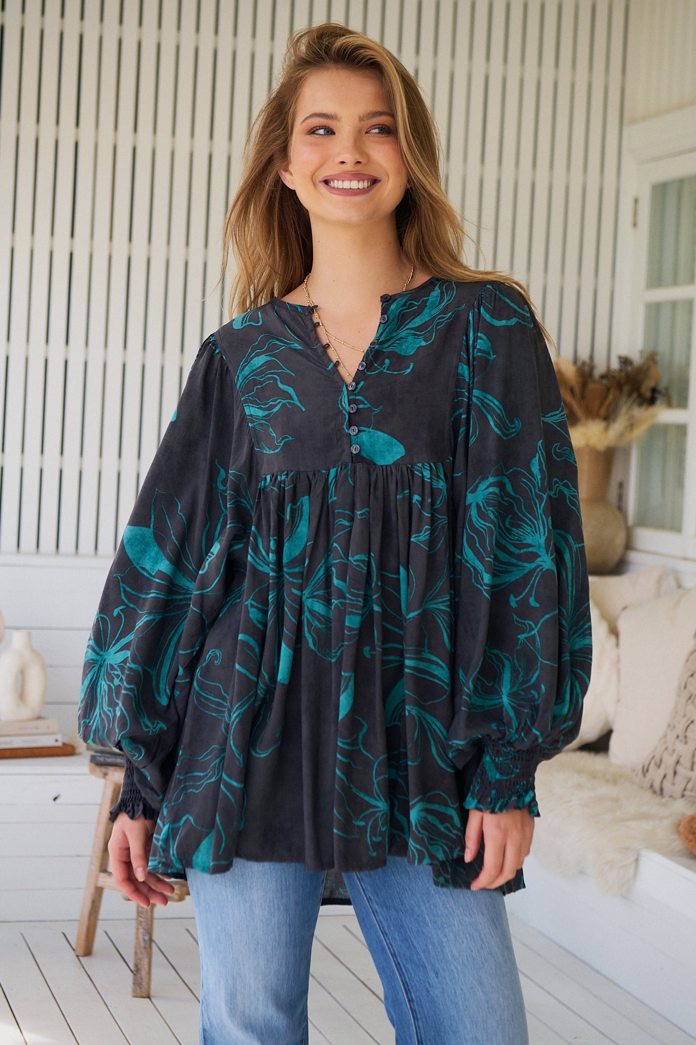  JAASE | MIDNIGHT LILLY PALOMA BLOUSE | Bohemian Love Runway
