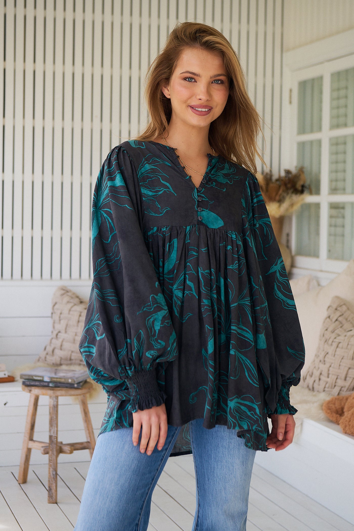 JAASE | MIDNIGHT LILLY PALOMA BLOUSE | Bohemian Love Runway