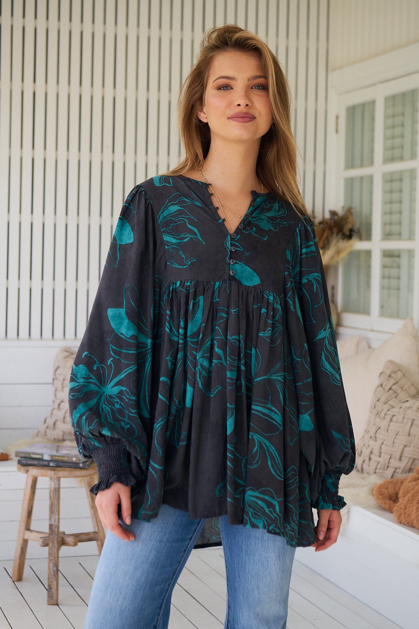  JAASE | MIDNIGHT LILLY PALOMA BLOUSE | Bohemian Love Runway