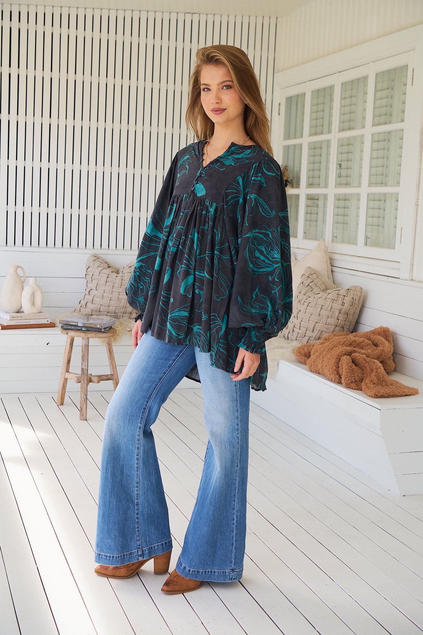  JAASE | MIDNIGHT LILLY PALOMA BLOUSE | Bohemian Love Runway