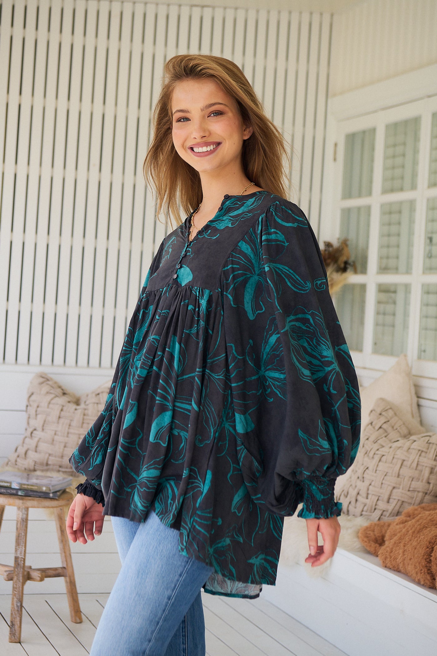  JAASE | MIDNIGHT LILLY PALOMA BLOUSE | Bohemian Love Runway