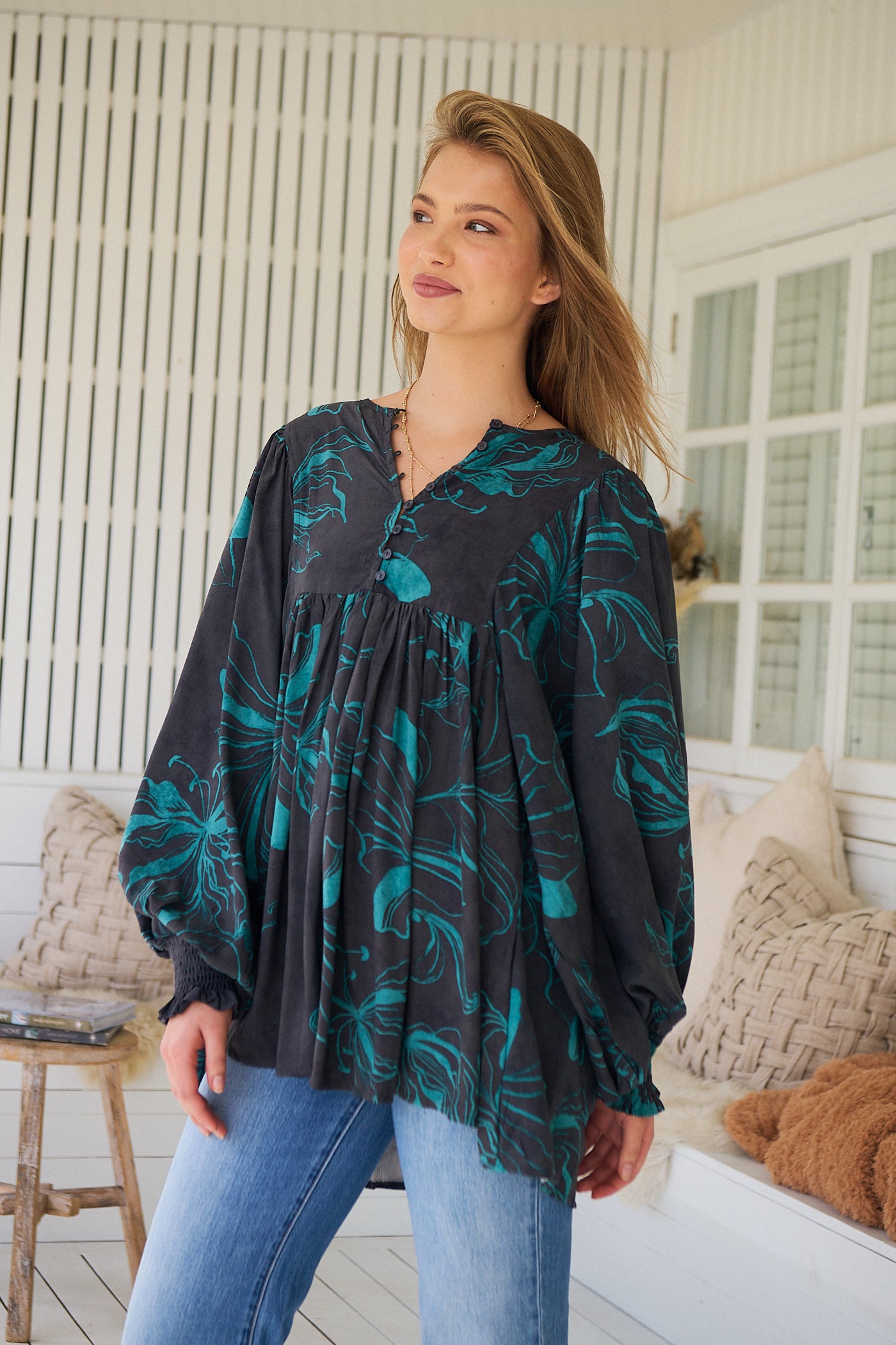  JAASE | MIDNIGHT LILLY PALOMA BLOUSE | Bohemian Love Runway