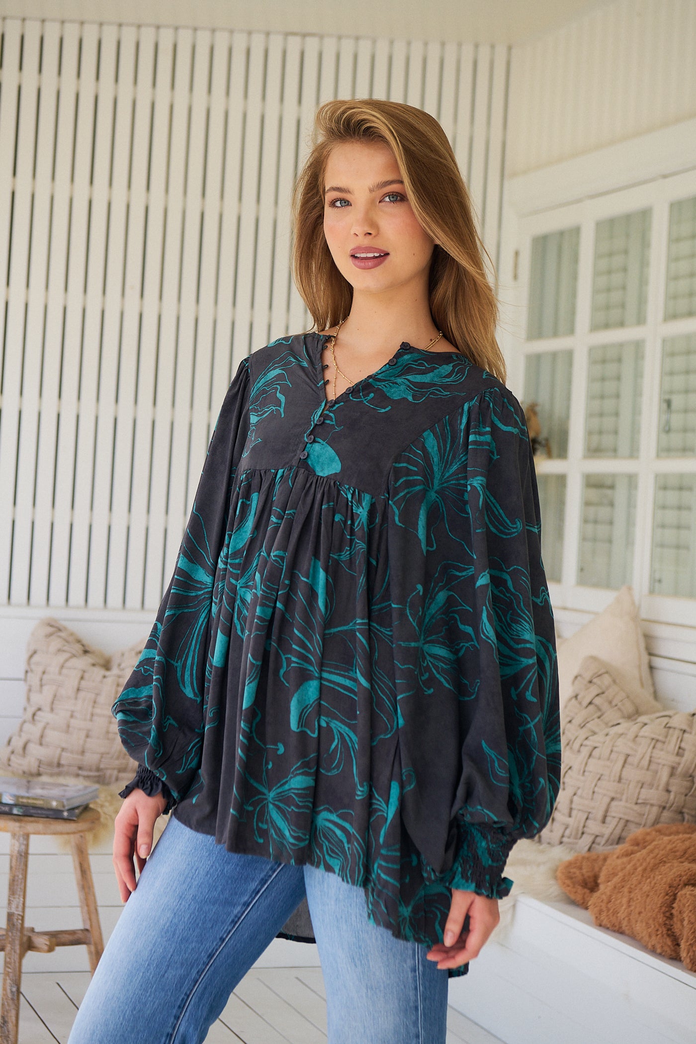  JAASE | MIDNIGHT LILLY PALOMA BLOUSE | Bohemian Love Runway