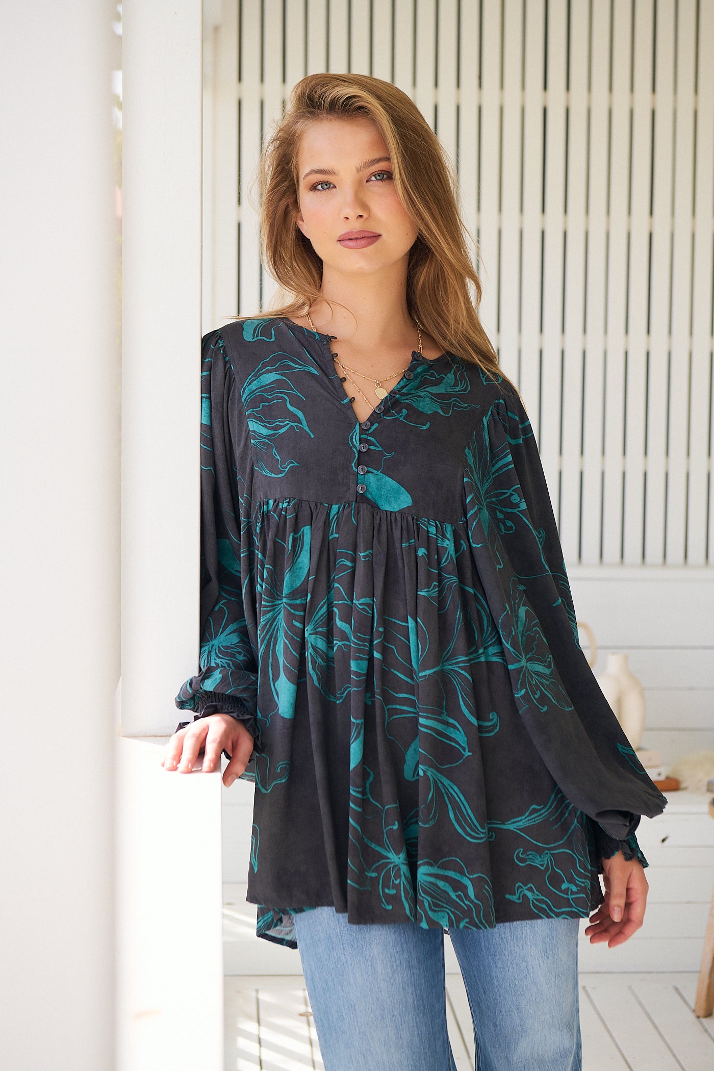  JAASE | MIDNIGHT LILLY PALOMA BLOUSE | Bohemian Love Runway