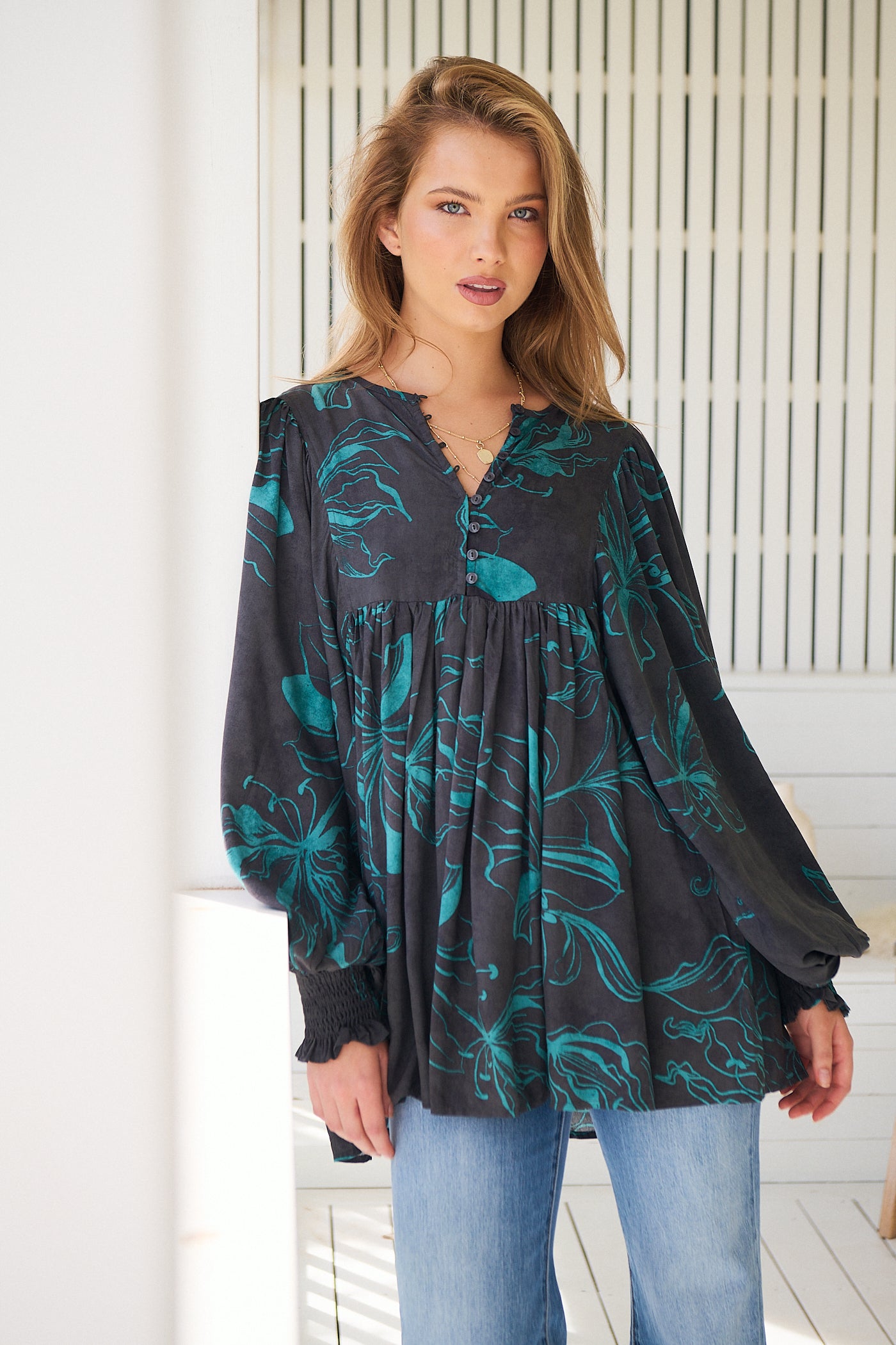  JAASE | MIDNIGHT LILLY PALOMA BLOUSE | Bohemian Love Runway