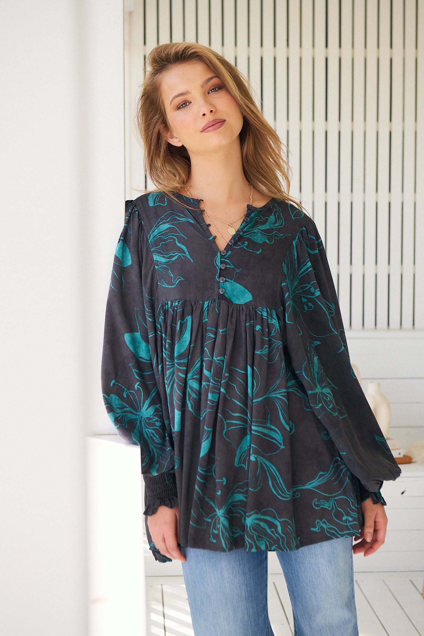  JAASE | MIDNIGHT LILLY PALOMA BLOUSE | Bohemian Love Runway