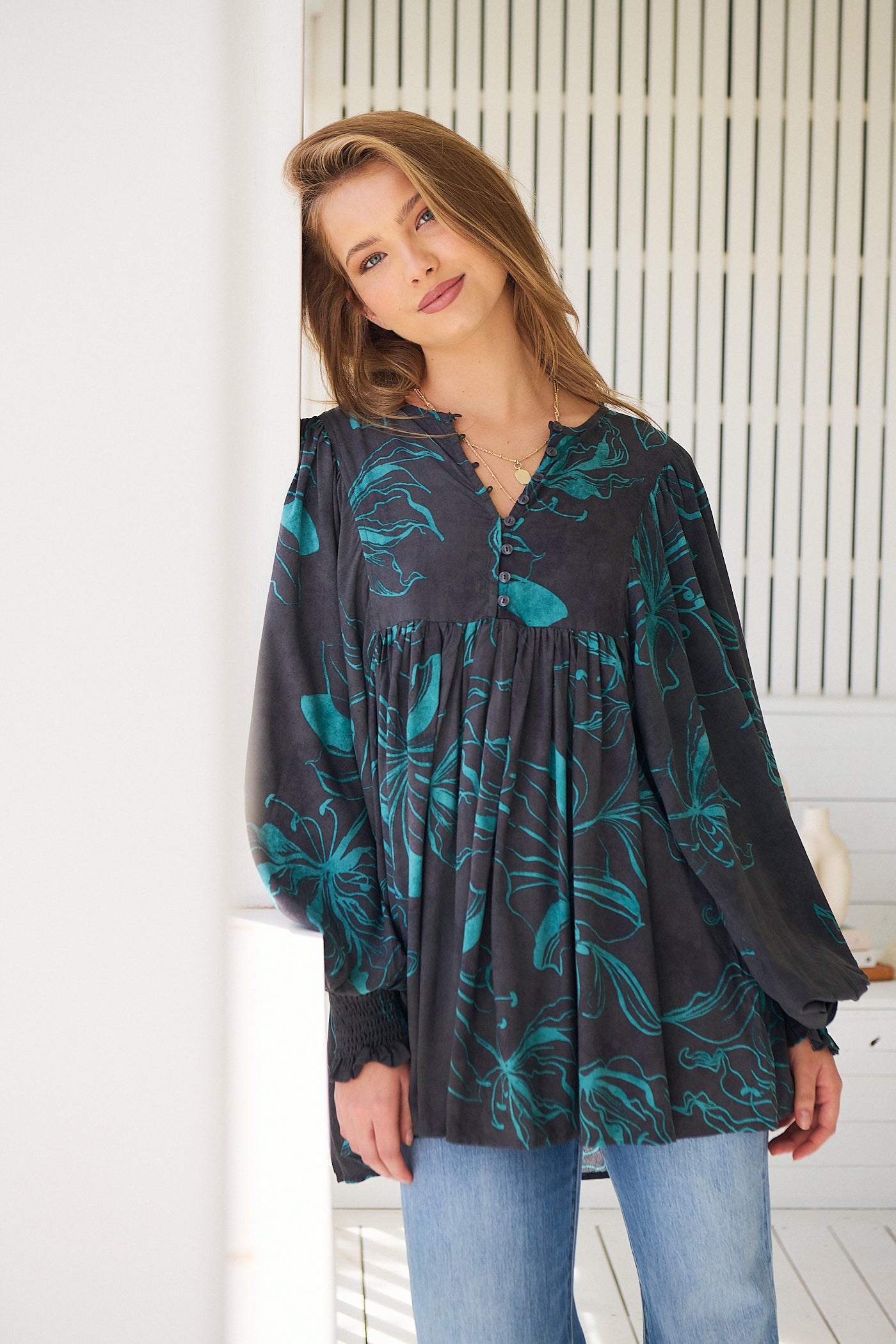  JAASE | MIDNIGHT LILLY PALOMA BLOUSE | Bohemian Love Runway