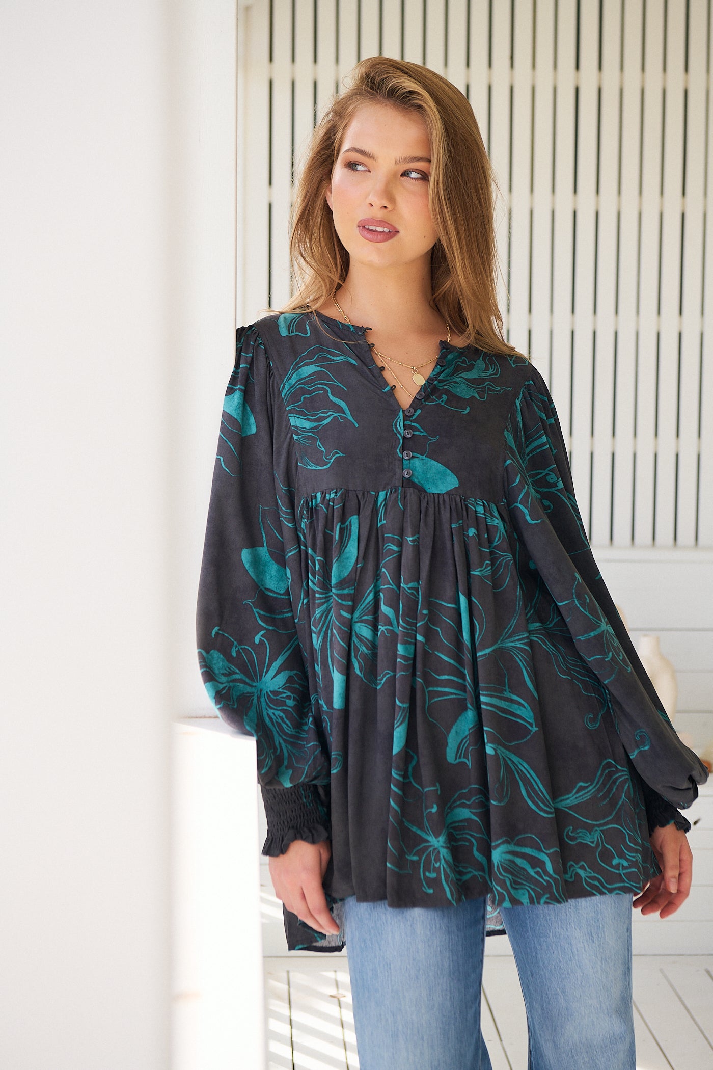  JAASE | MIDNIGHT LILLY PALOMA BLOUSE | Bohemian Love Runway