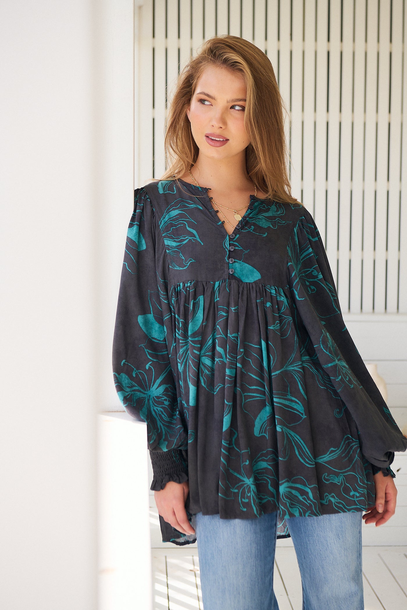  JAASE | MIDNIGHT LILLY PALOMA BLOUSE | Bohemian Love Runway