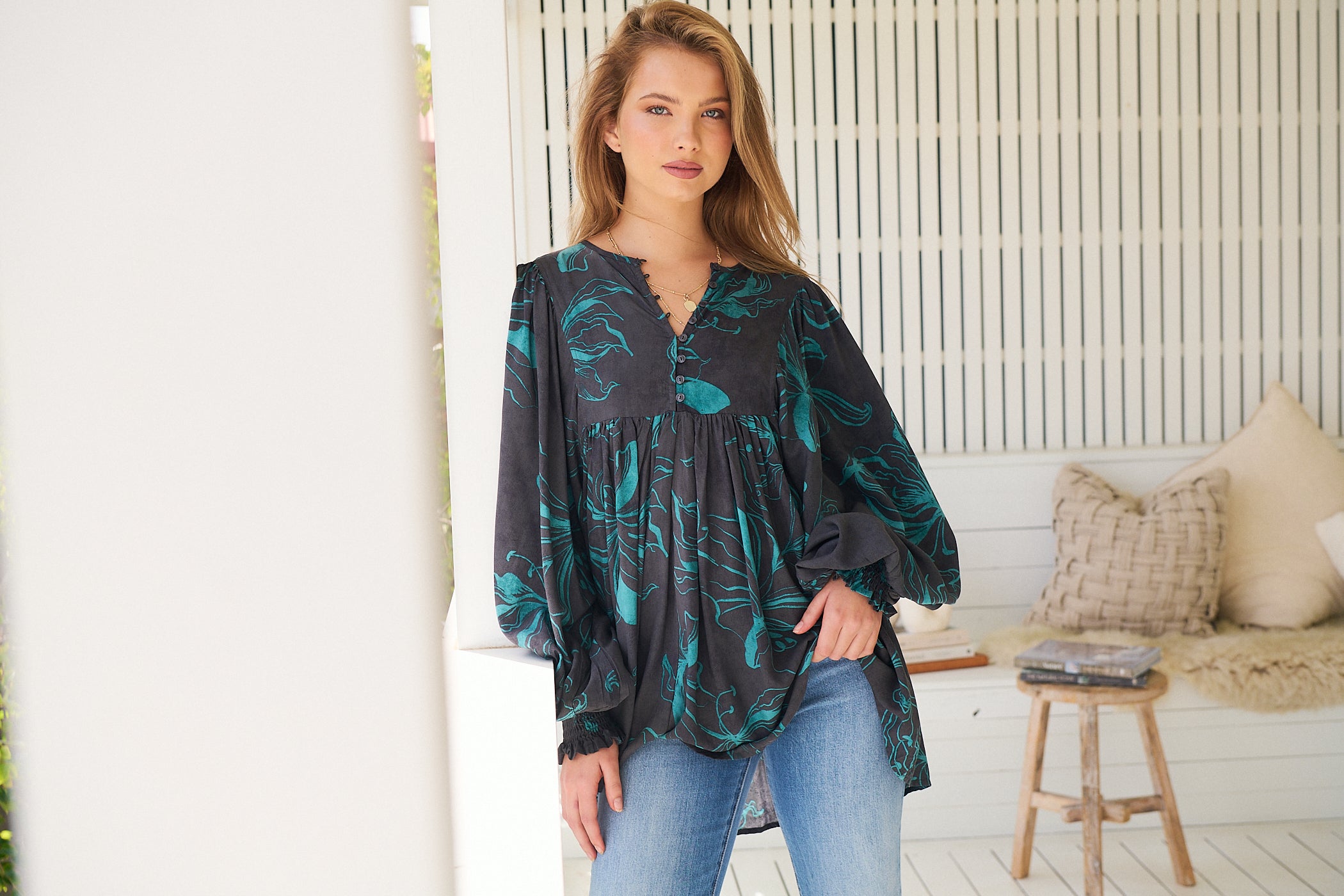  JAASE | MIDNIGHT LILLY PALOMA BLOUSE | Bohemian Love Runway