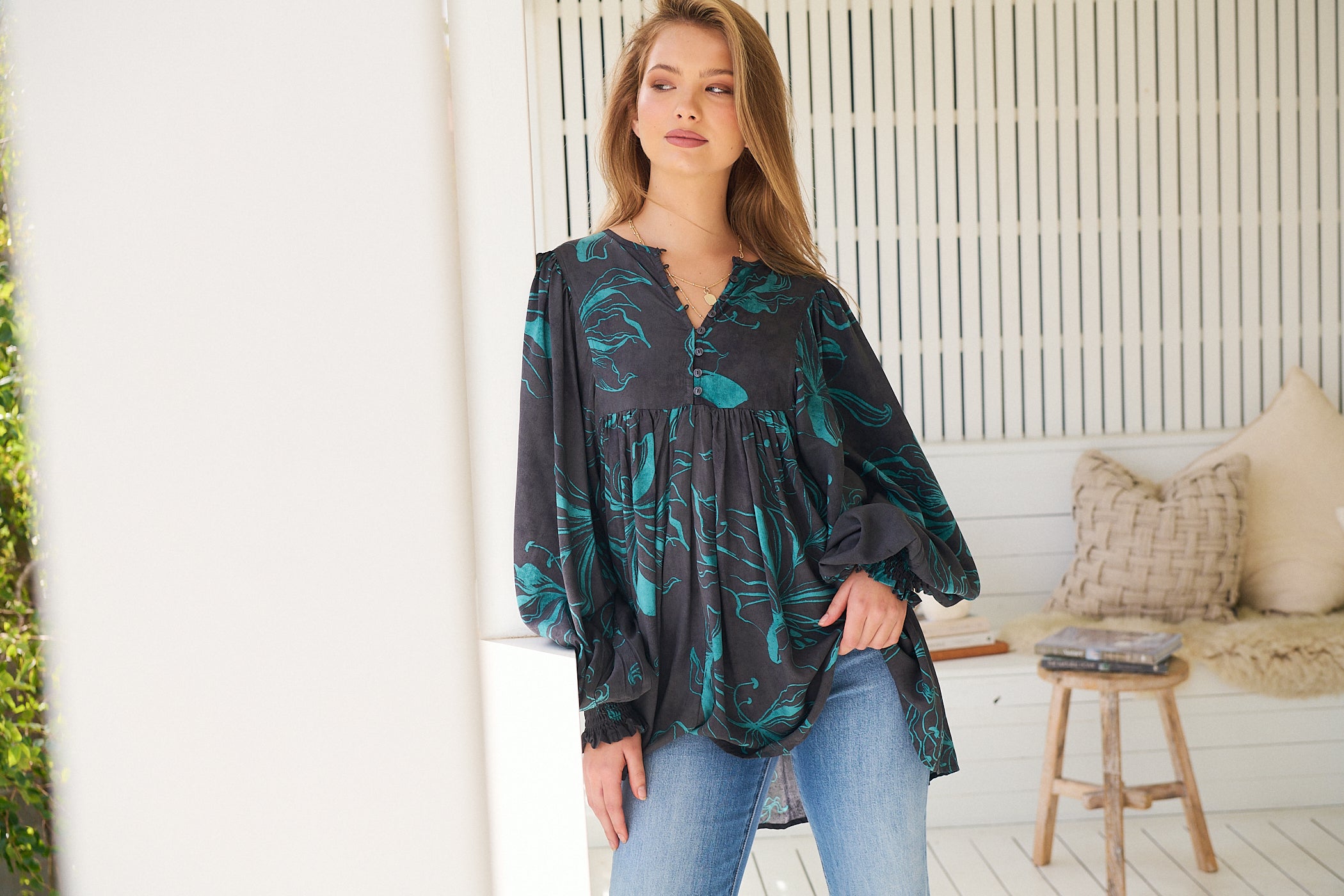  JAASE | MIDNIGHT LILLY PALOMA BLOUSE | Bohemian Love Runway