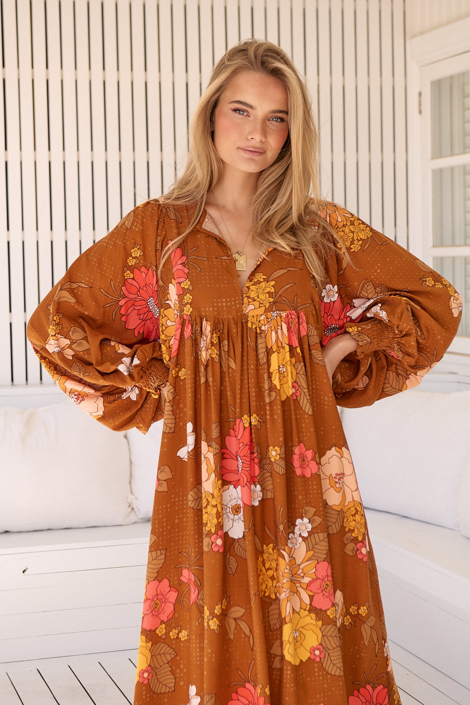  JAASE | NATALIA TIA MIDI DRESS | Bohemian Love Runway