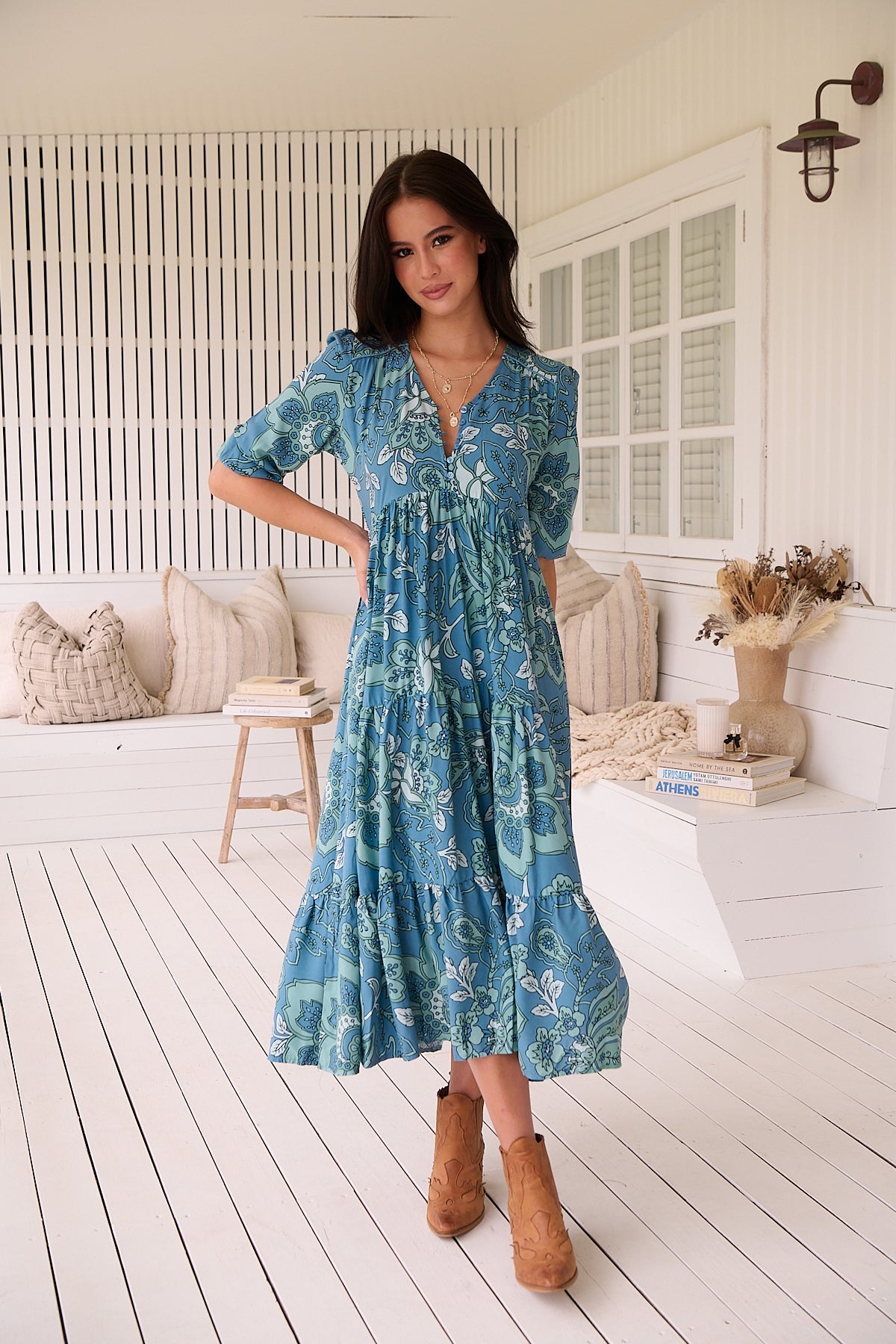  JAASE | SERENADE EVE MIDI DRESS | Bohemian Love Runway