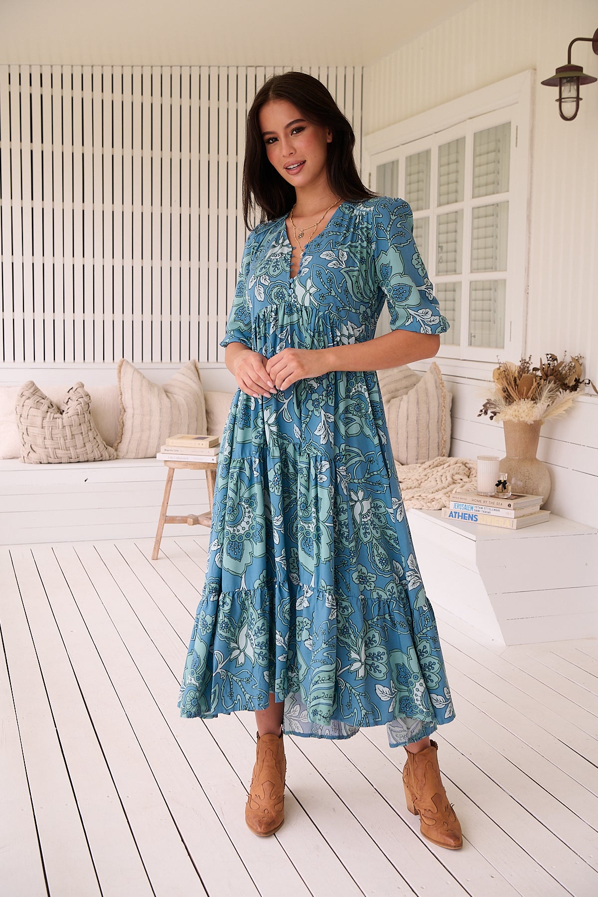  JAASE | SERENADE EVE MIDI DRESS | Bohemian Love Runway