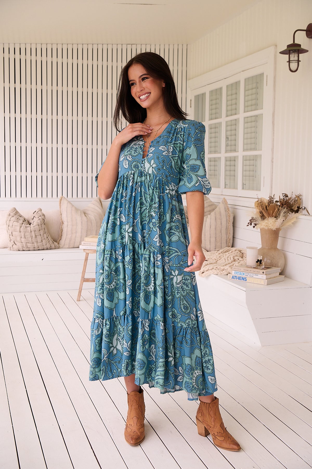  JAASE | SERENADE EVE MIDI DRESS | Bohemian Love Runway