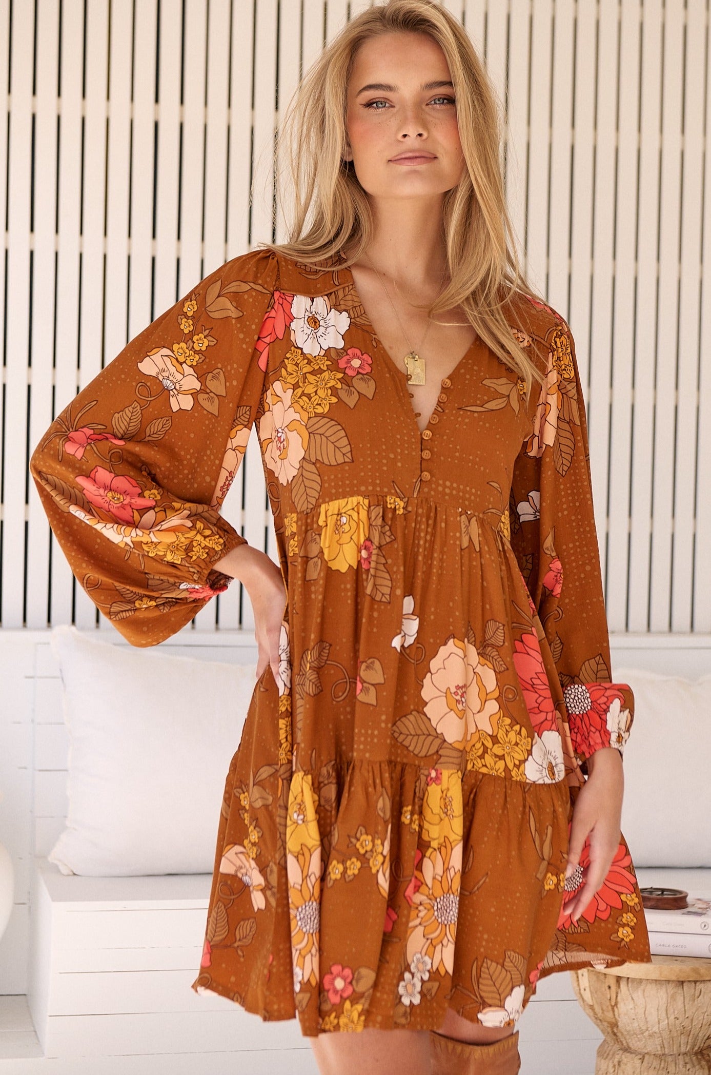  JAASE | NATALIA TRACEY LONG SLEEVE DRESS | Bohemian Love Runway