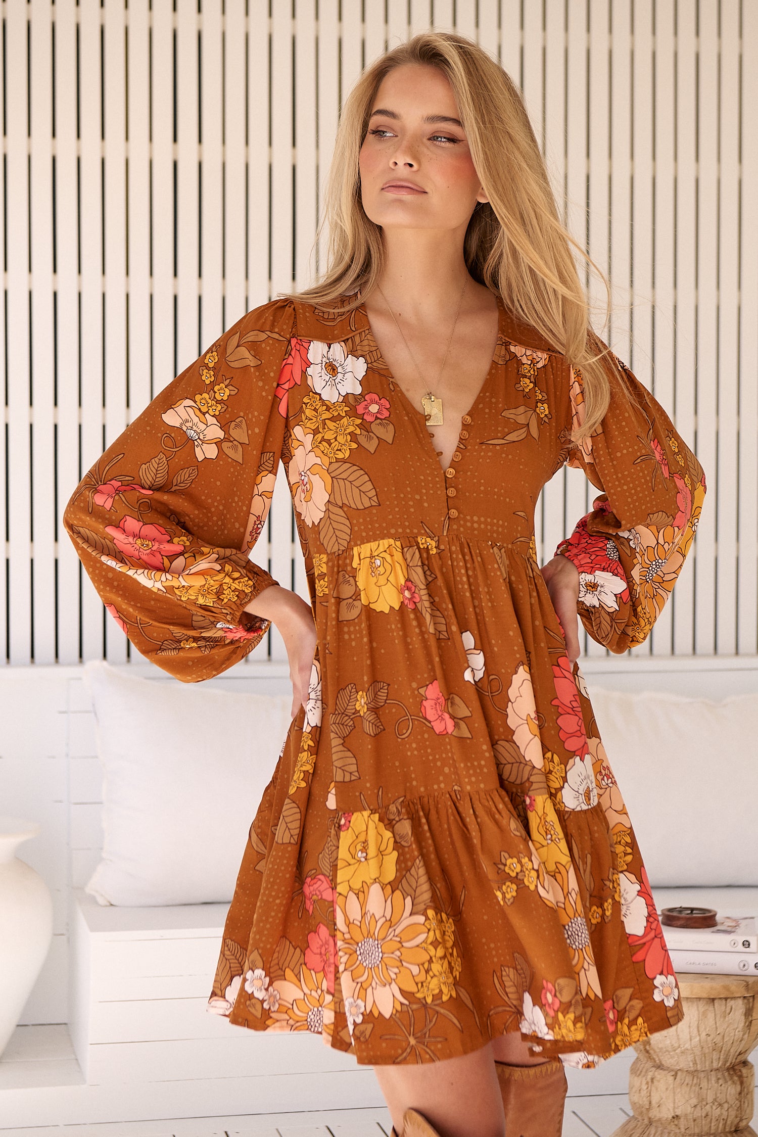  JAASE | NATALIA TRACEY LONG SLEEVE DRESS | Bohemian Love Runway