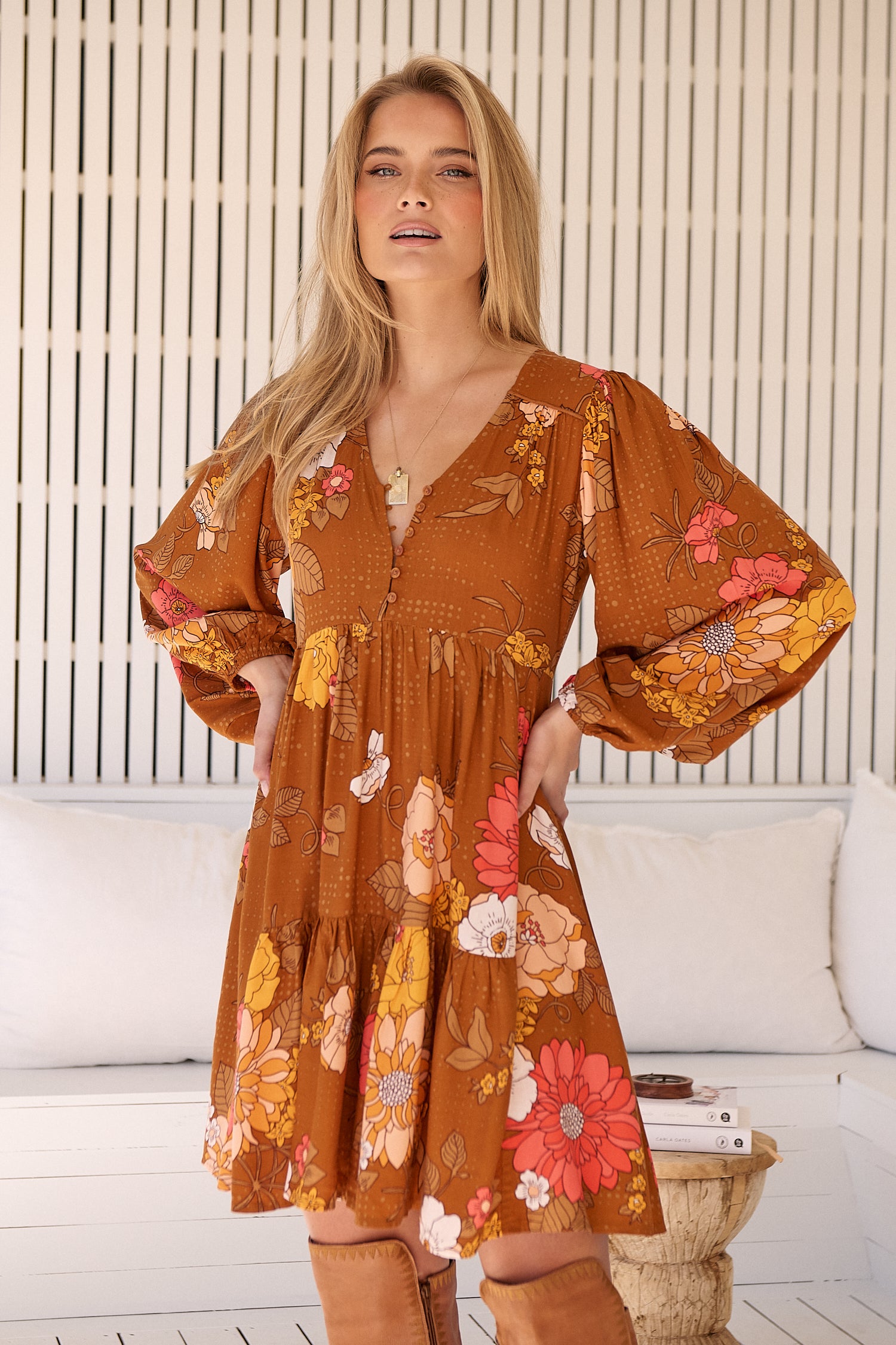  JAASE | NATALIA TRACEY LONG SLEEVE DRESS | Bohemian Love Runway