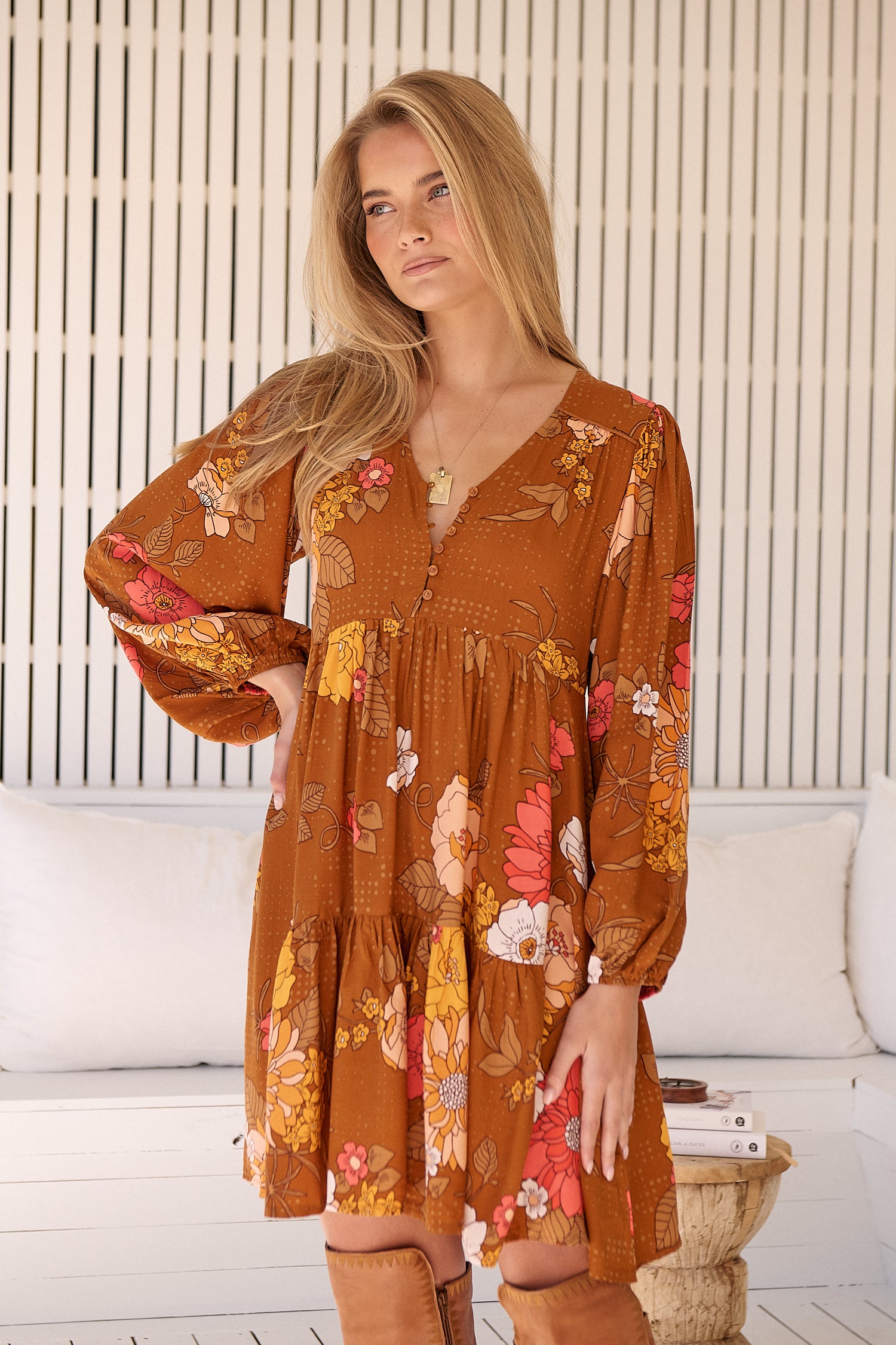  JAASE | NATALIA TRACEY LONG SLEEVE DRESS | Bohemian Love Runway