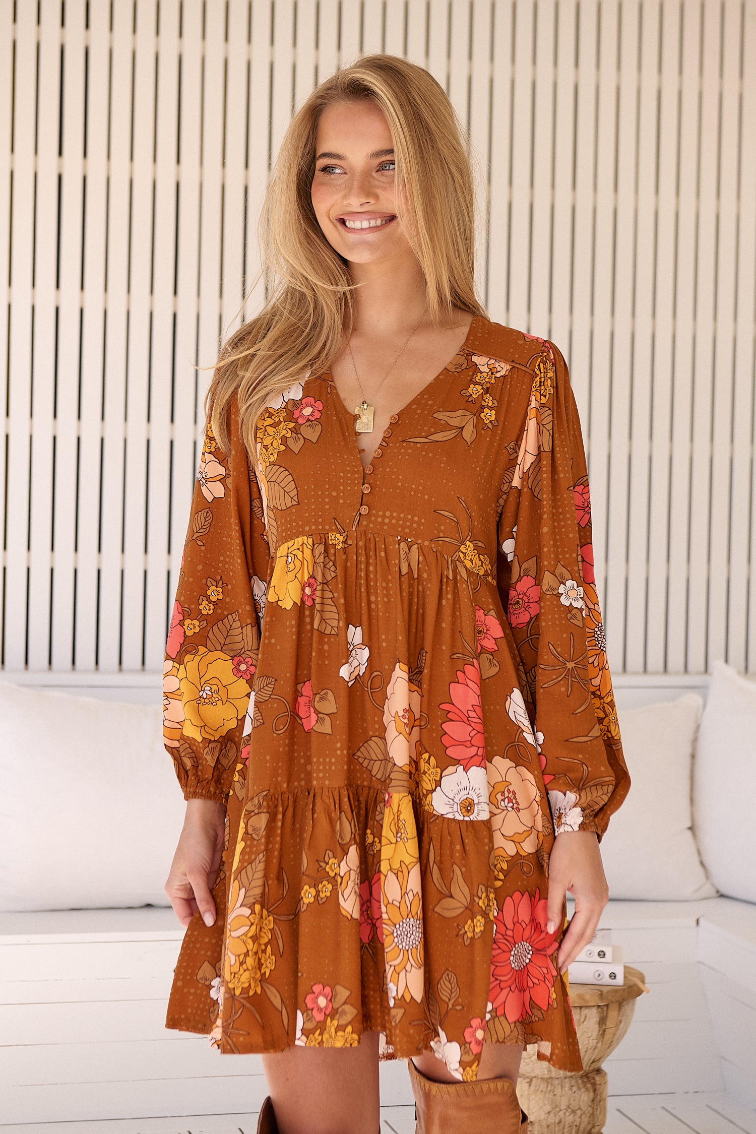  JAASE | NATALIA TRACEY LONG SLEEVE DRESS | Bohemian Love Runway