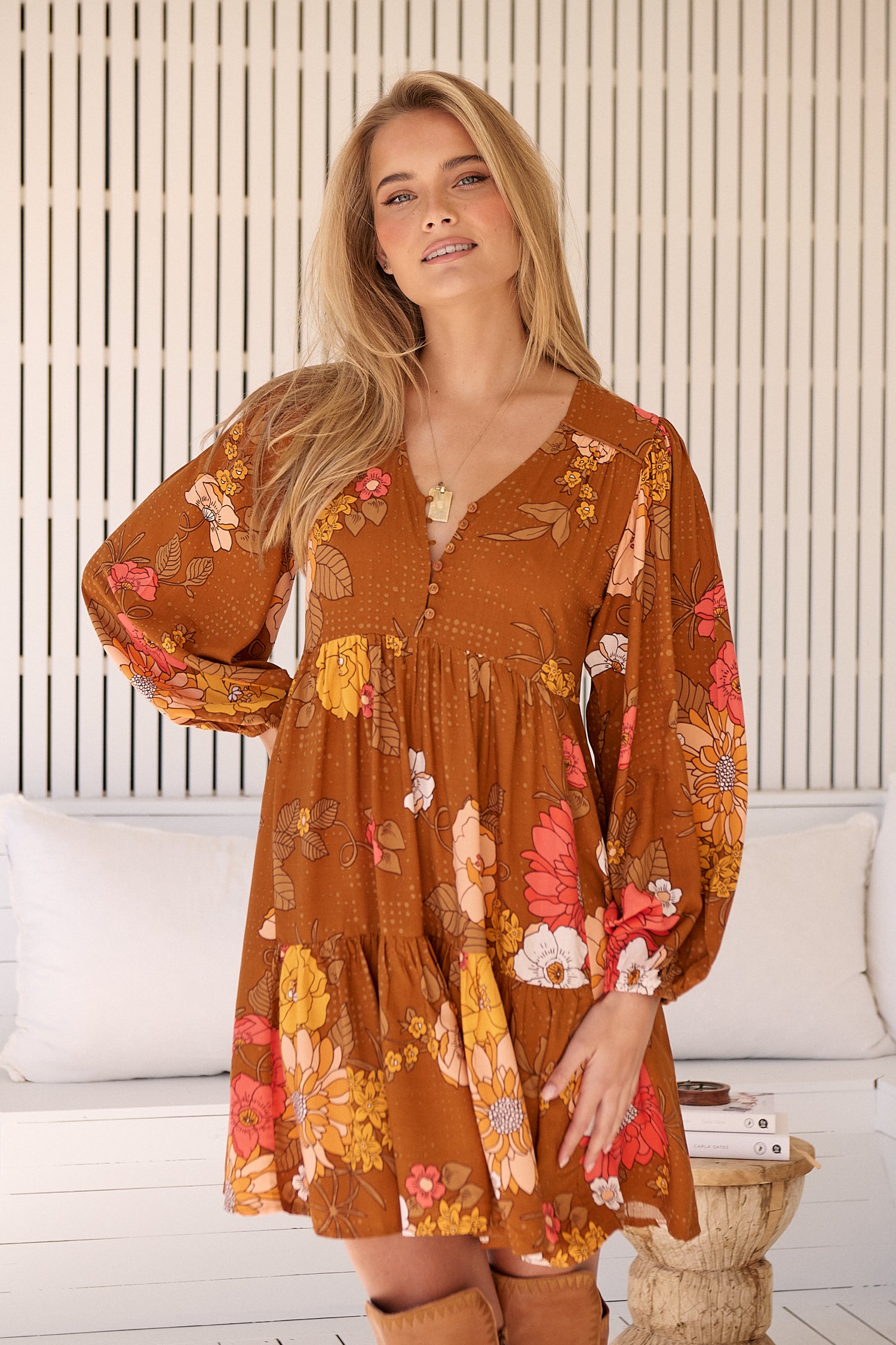  JAASE | NATALIA TRACEY LONG SLEEVE DRESS | Bohemian Love Runway