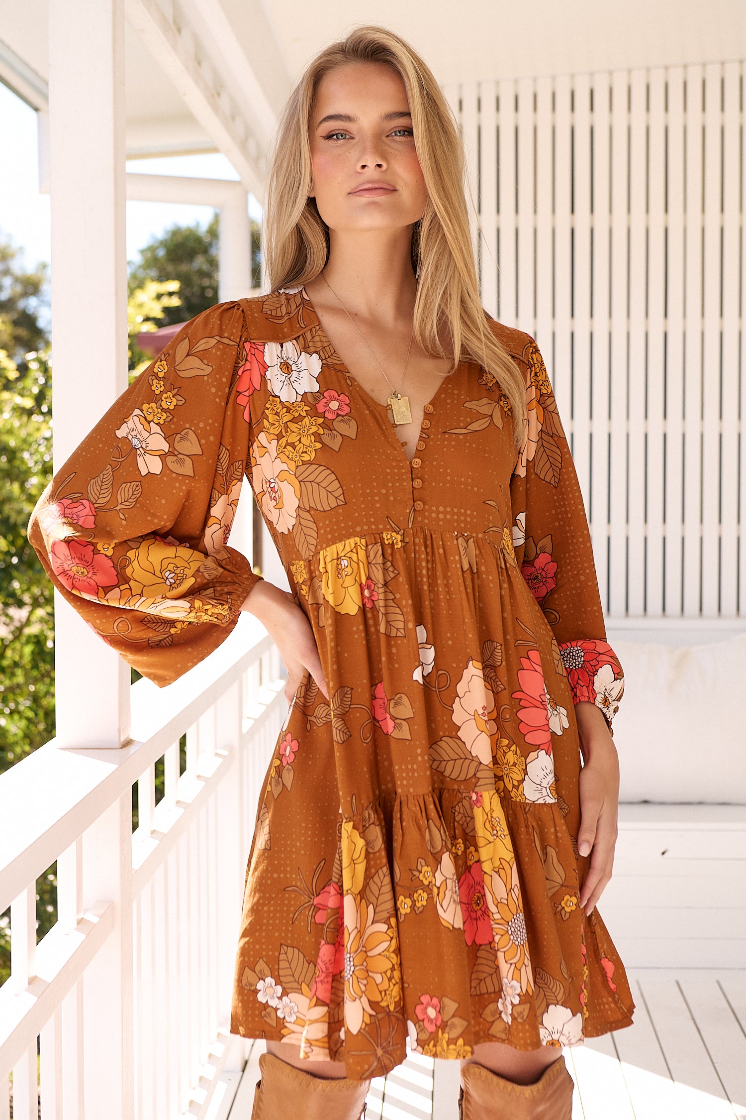  JAASE | NATALIA TRACEY LONG SLEEVE DRESS | Bohemian Love Runway