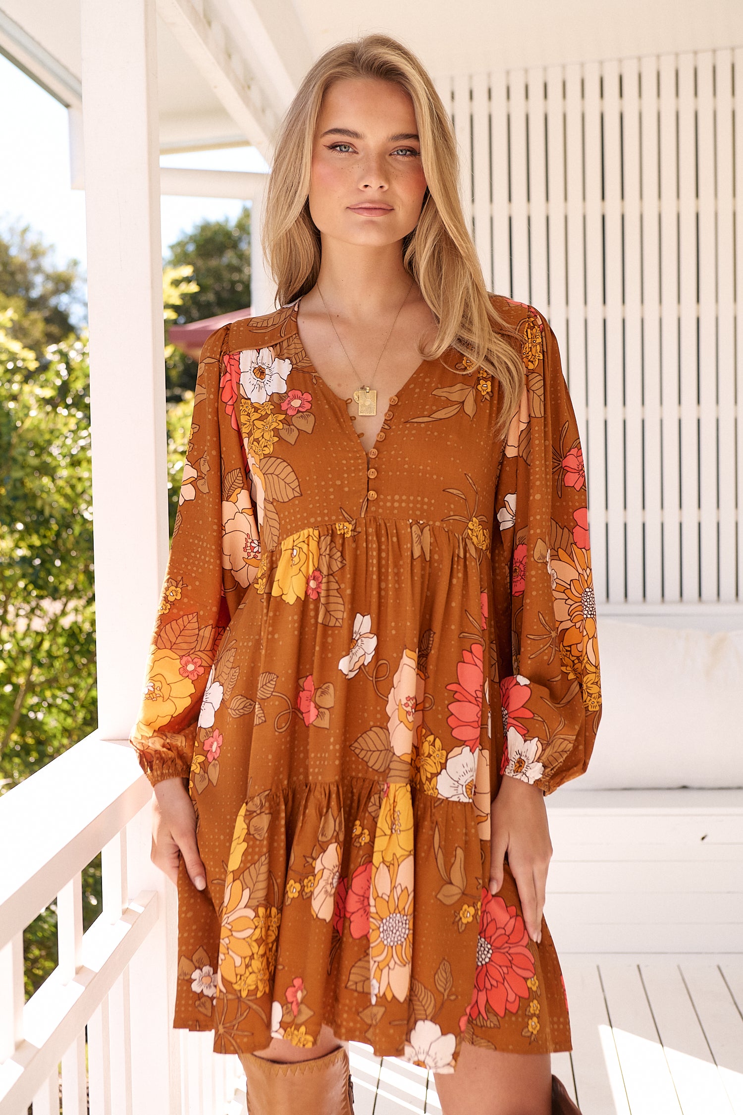  JAASE | NATALIA TRACEY LONG SLEEVE DRESS | Bohemian Love Runway